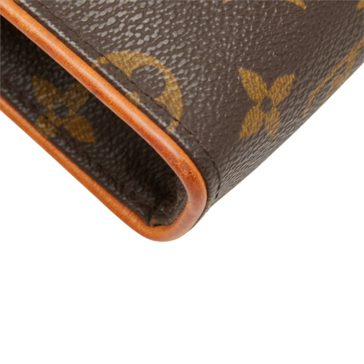 Louis Vuitton Brown Pvc Leather Fanny Pack Shoulder Bag (Pre-Owned)