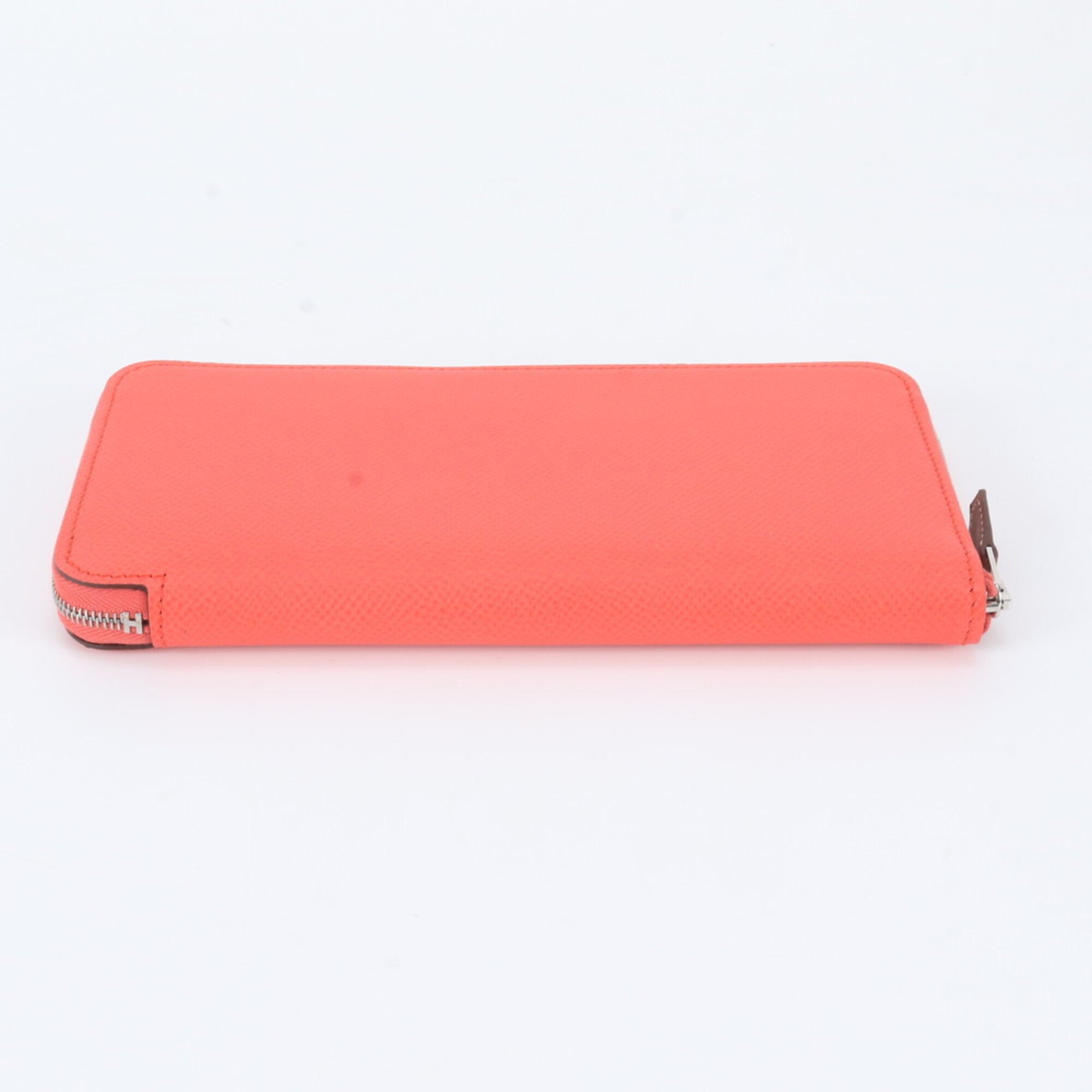 Hermes Pink Leather Long Wallet (Bi-Fold) (Pre-Owned)