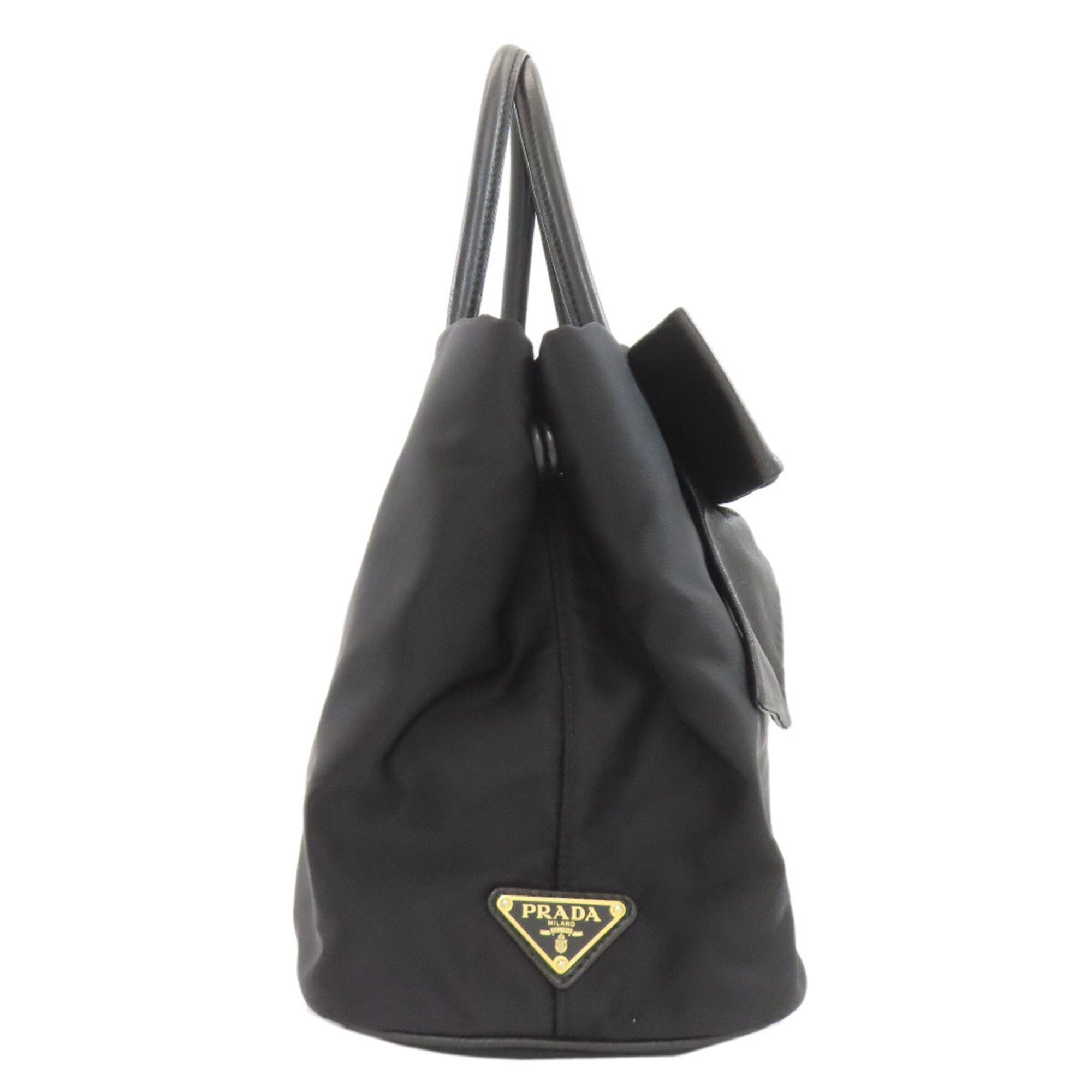 Prada Black Nylon Handbag (Pre-Owned)