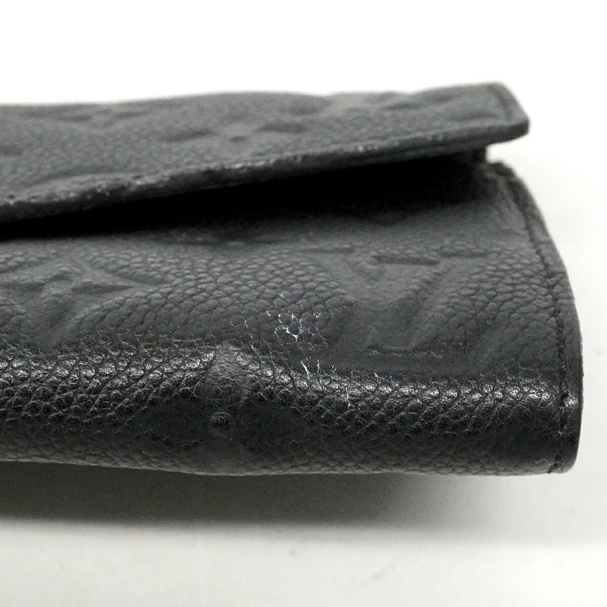 Louis Vuitton Noir Long Wallet (Bi-Fold) (Pre-Owned)