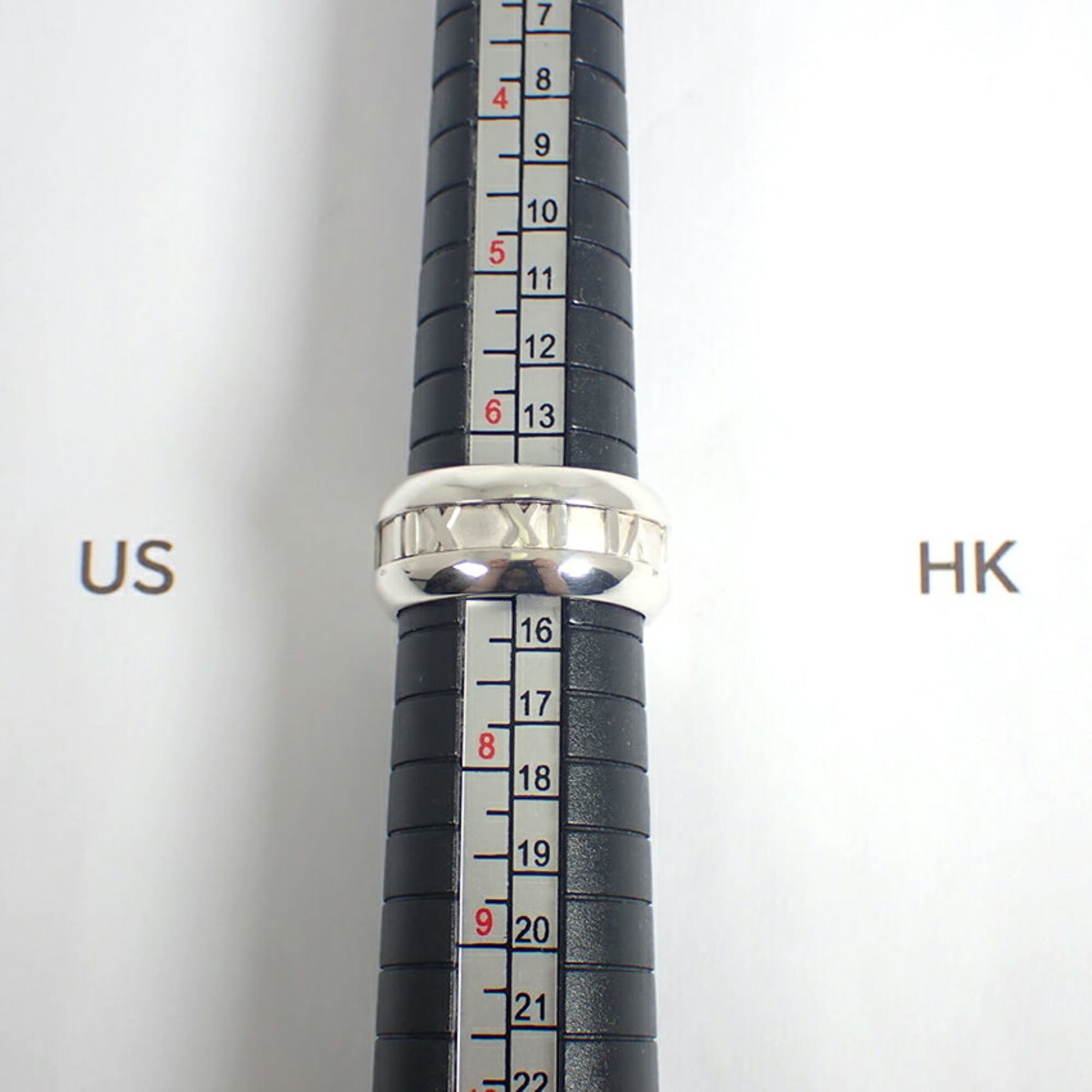 Tiffany Silver Sterling Silver 925 Band Ring (Pre-Owned)