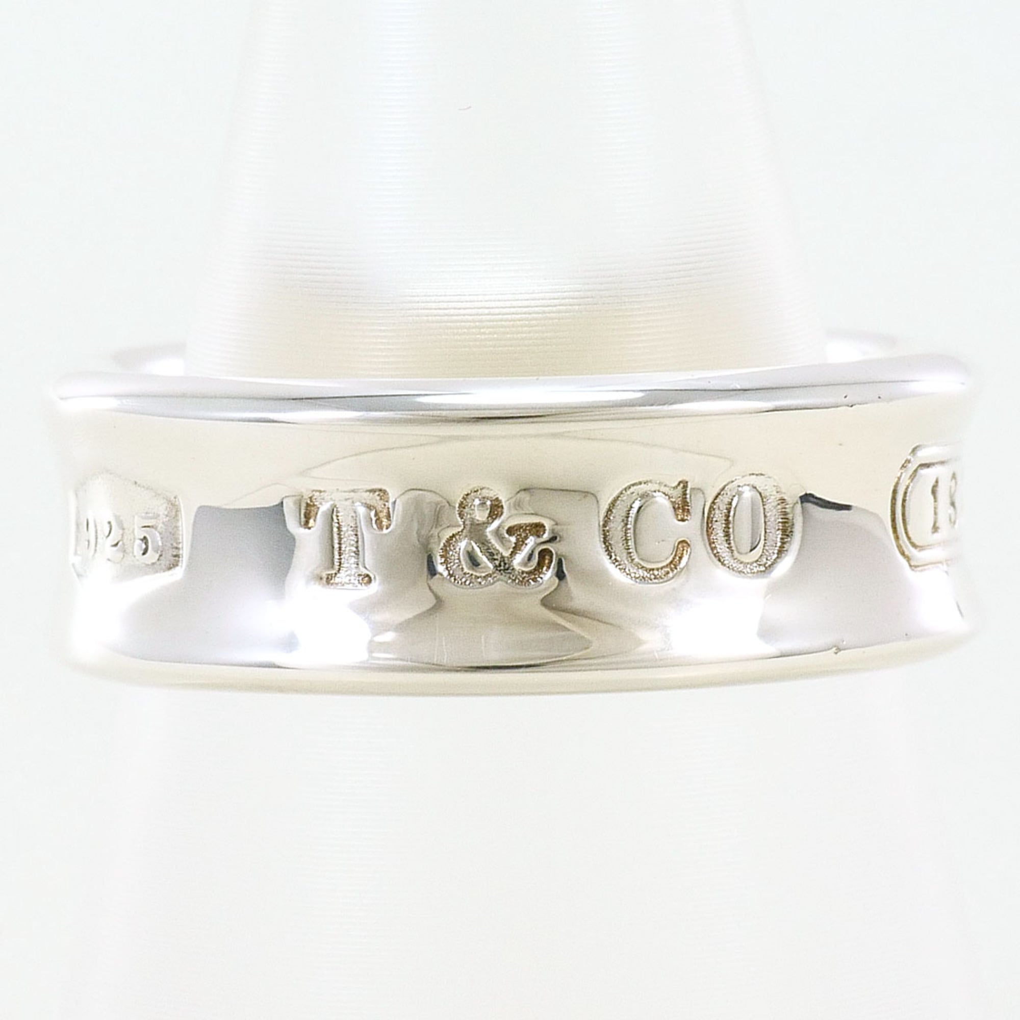Tiffany Silver Silver 925 Band Ring (Pre-Owned)