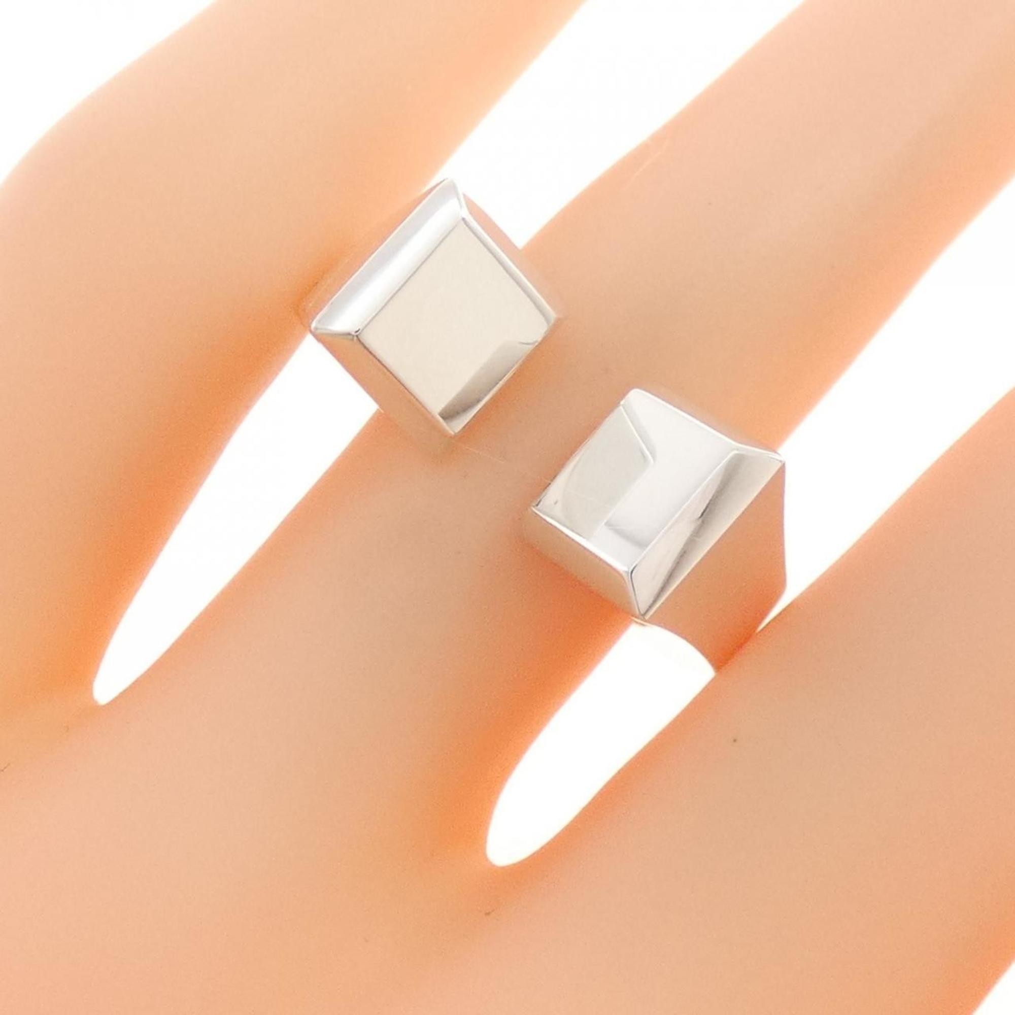 Hermes Silver 925 Band Ring (Pre-Owned)