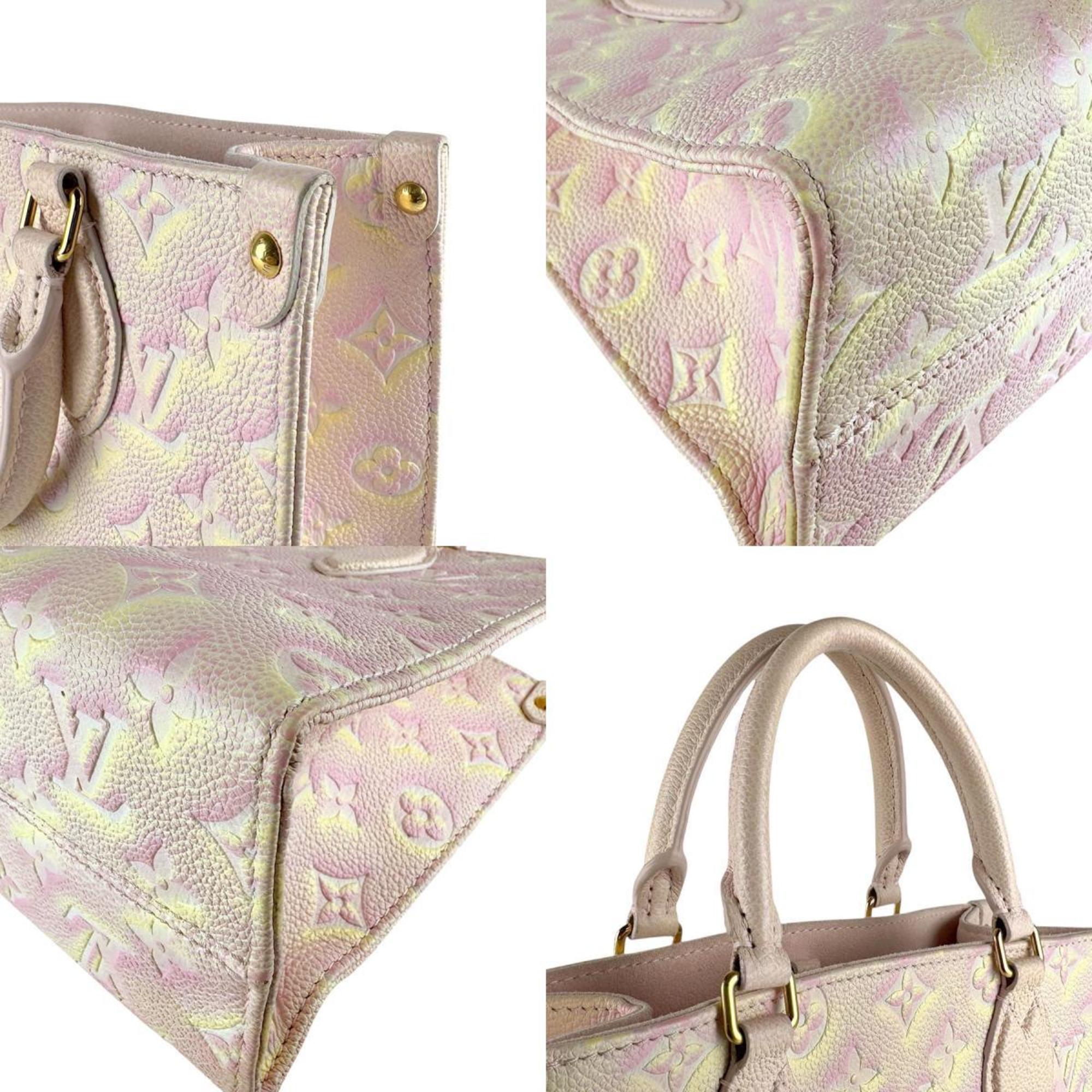 Louis Vuitton Monogram Empreinte Pink Yellow Monogram Empreinte Handbag Shoulder Bag (Pre-Owned)