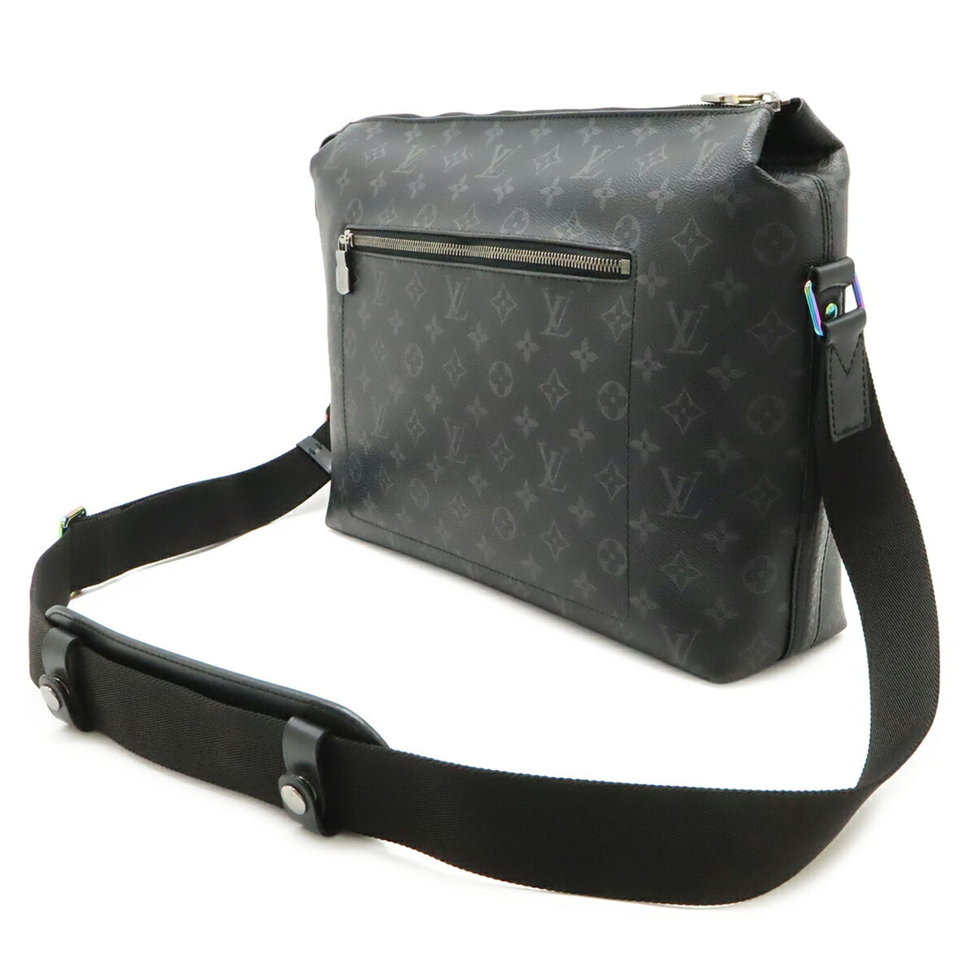 Louis Vuitton Monogram Eclipse Canvas Messenger Bag Shoulder Bag (Pre-Owned)