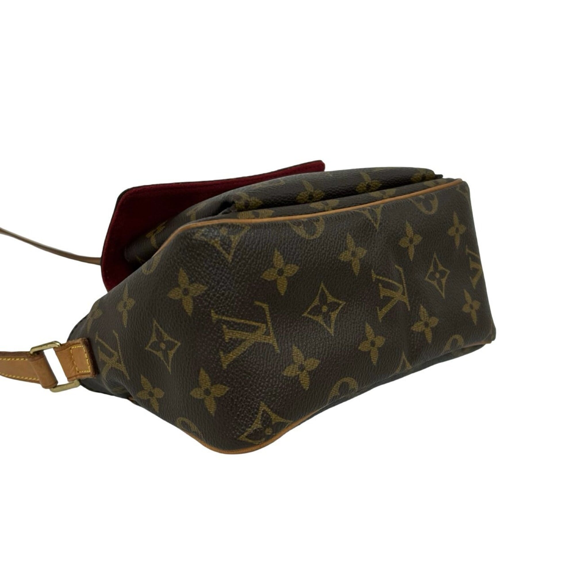 Louis Vuitton Brown Leather Pvc Pochette Shoulder Bag (Pre-Owned)