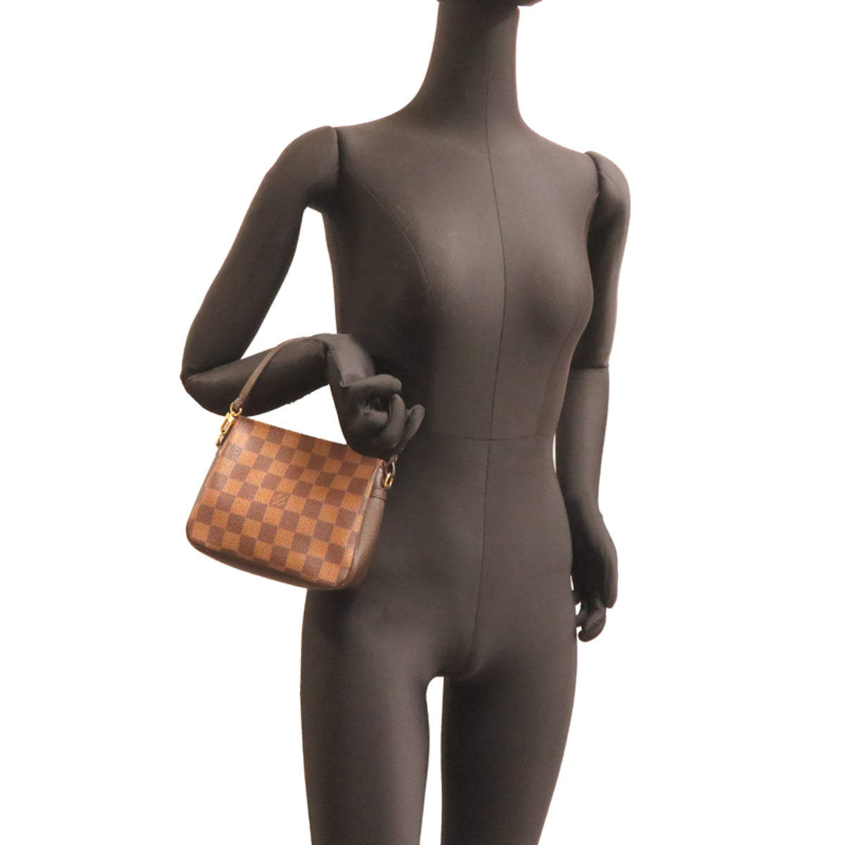 Louis Vuitton Brown Damier Canvas Handbag (Pre-Owned)