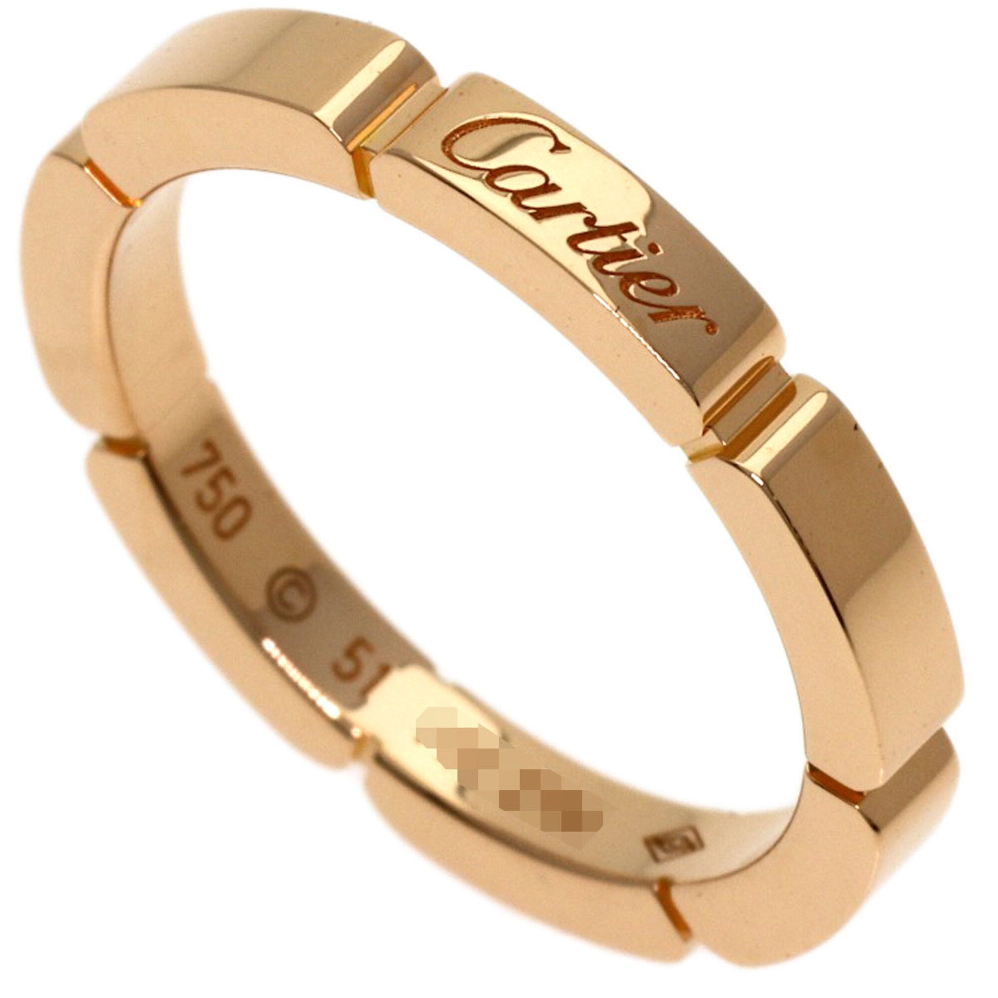 Cartier Pink Gold (18K) Band Ring (Pre-Owned)