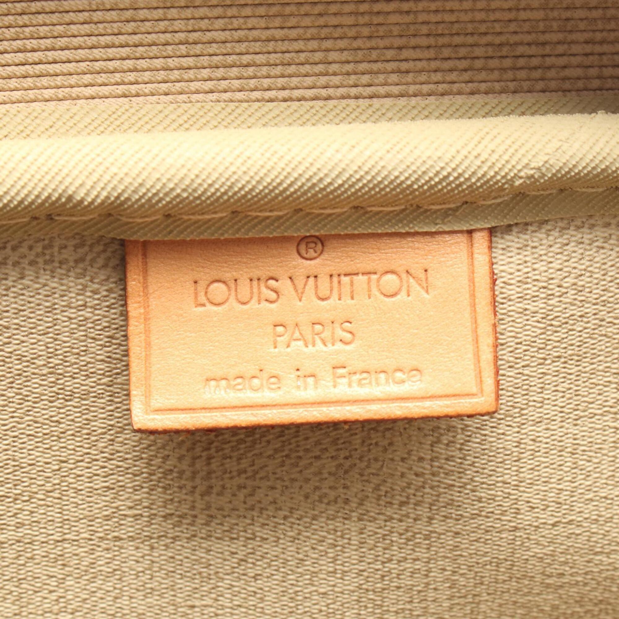Louis Vuitton Brown Coated Canvas Leather Handbag (Pre-Owned)