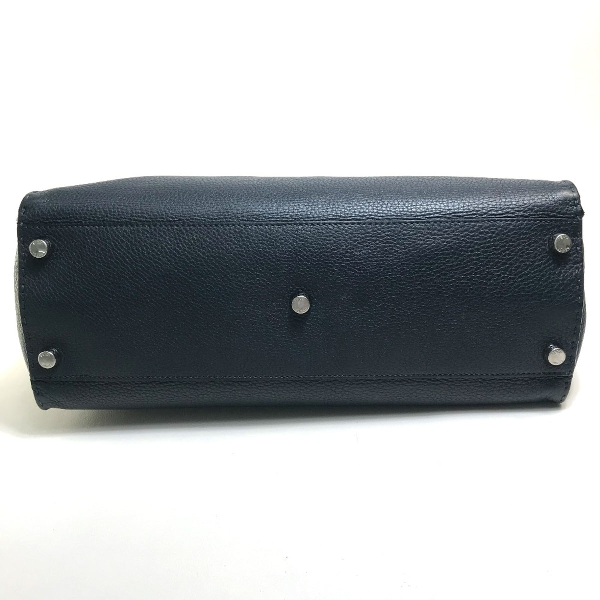 Fendi Navy Leather Briefcase (Pre-Owned)