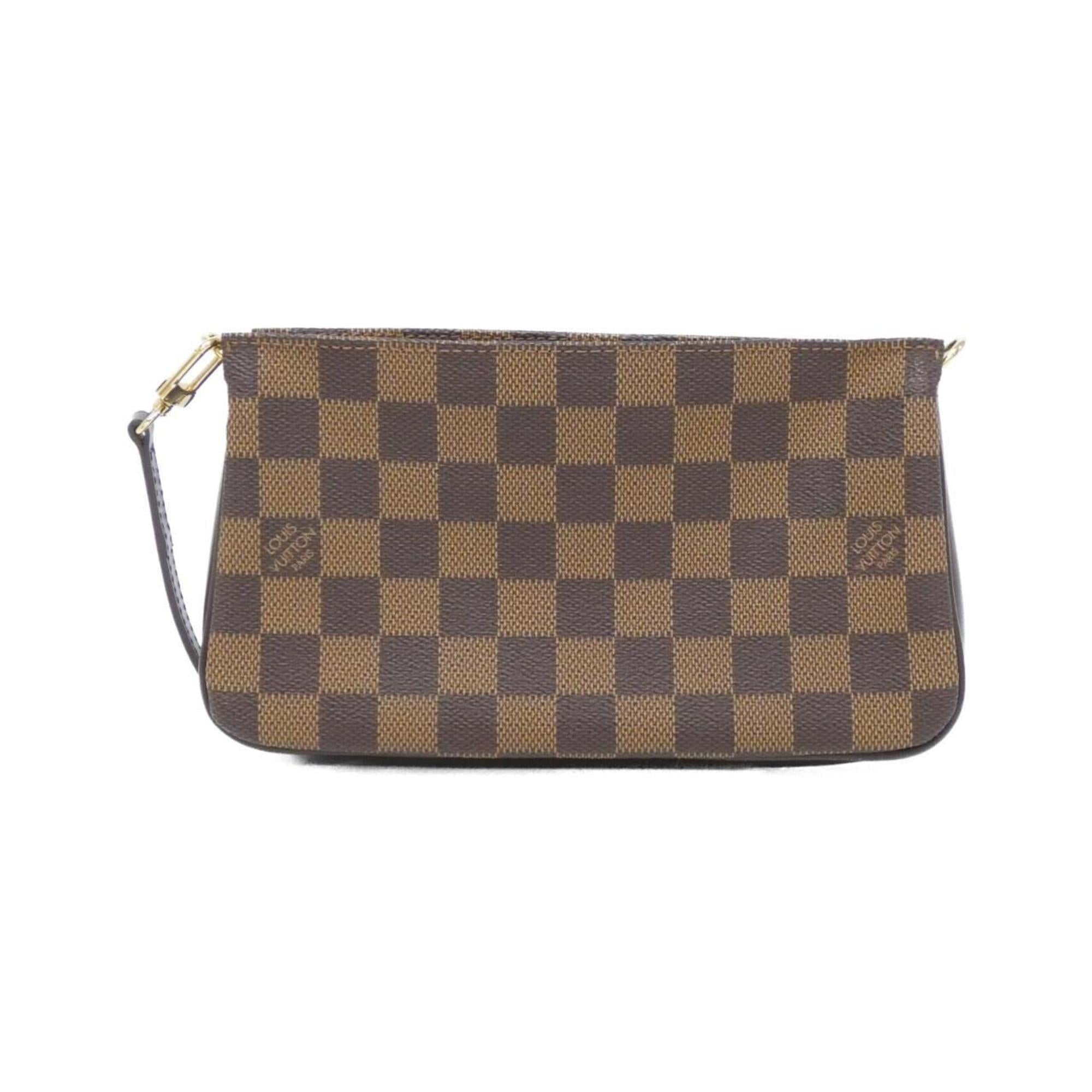 Louis Vuitton Brown Coated Canvas Pouch (Pre-Owned)