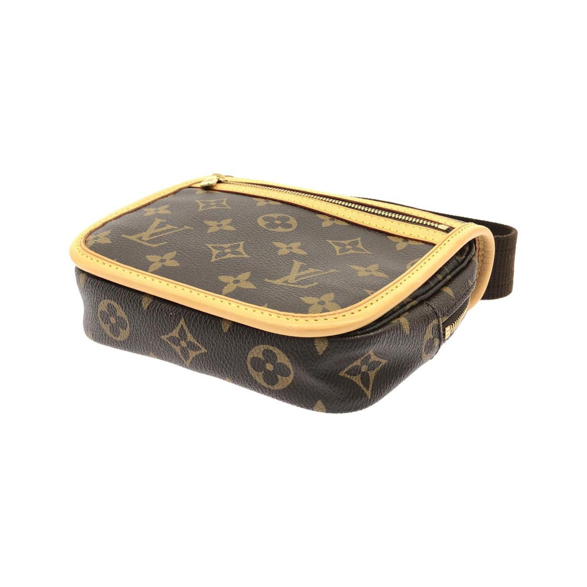 Louis Vuitton Marron Monogram Coated Canvas Shoulder Bag (Pre-Owned)