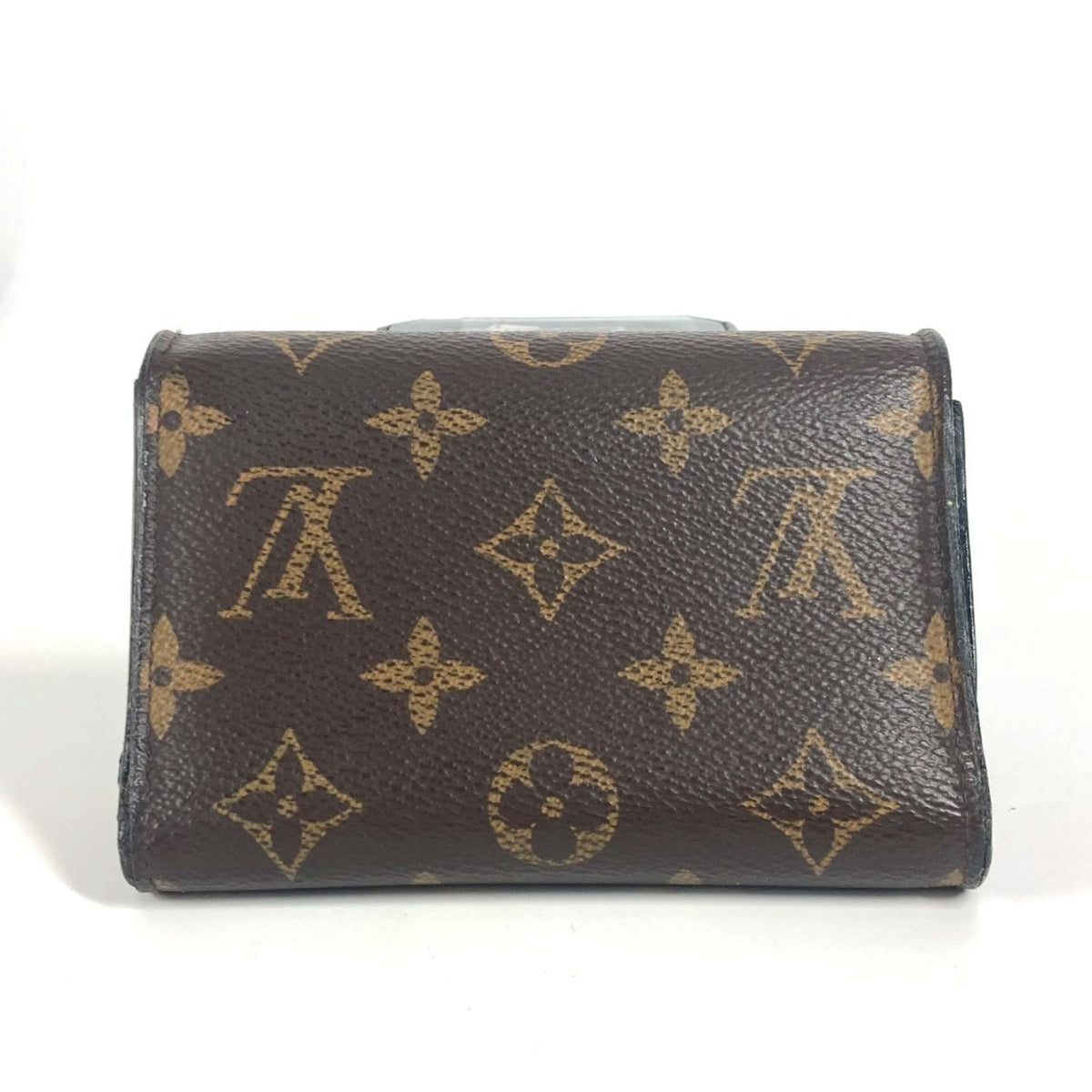 Louis Vuitton Monogram Black Brown Monogram Wallet (Tri-Fold) (Pre-Owned)