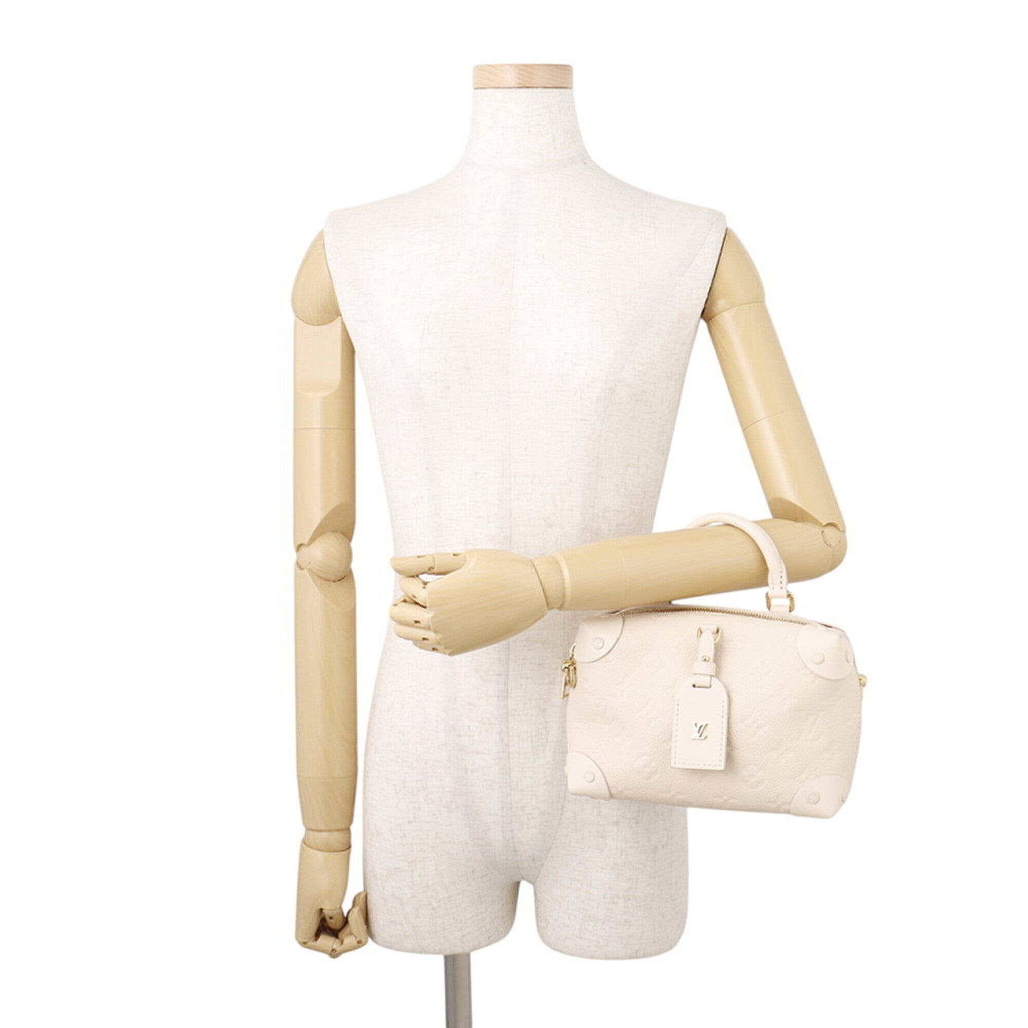 Louis Vuitton White Monogram Empreinte Handbag Shoulder Bag (Pre-Owned)