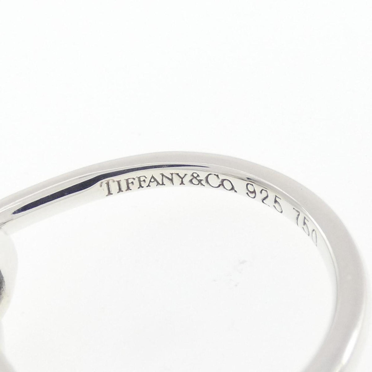 Tiffany Yellow Gold (18K) Silver 925 Band Ring (Pre-Owned)