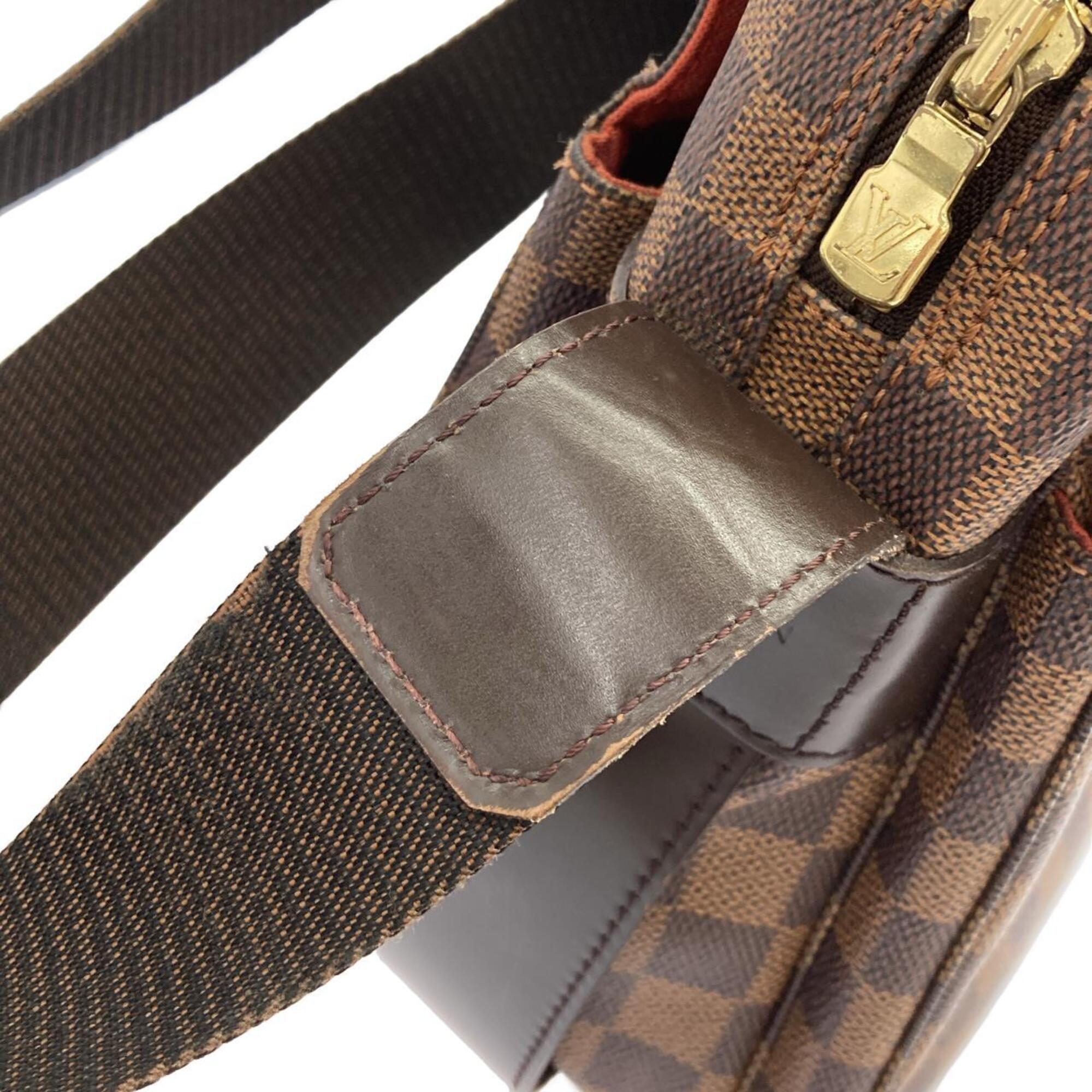 Louis Vuitton Ebene Coated Canvas Shoulder Bag (Pre-Owned)