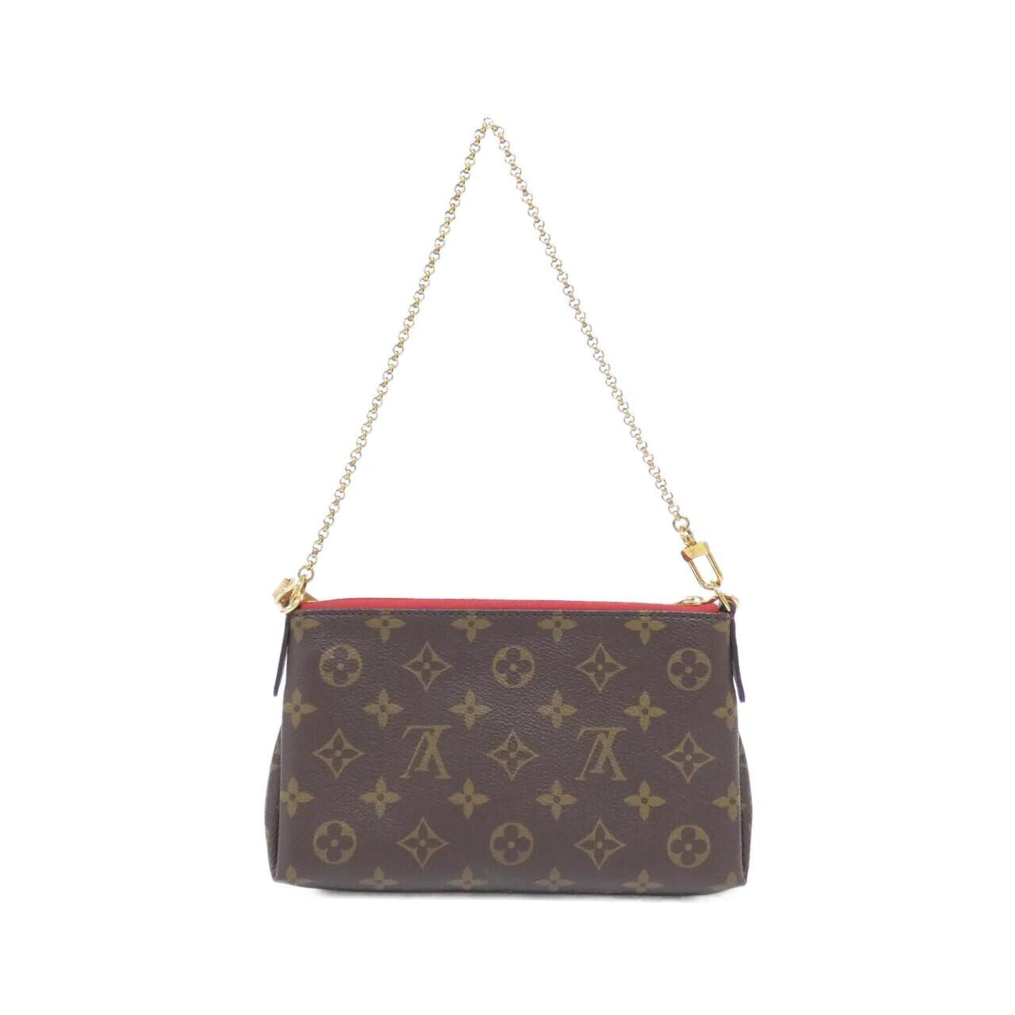 Louis Vuitton Monogram Cerise Marron Coated Canvas Shoulder Bag (Pre-Owned)