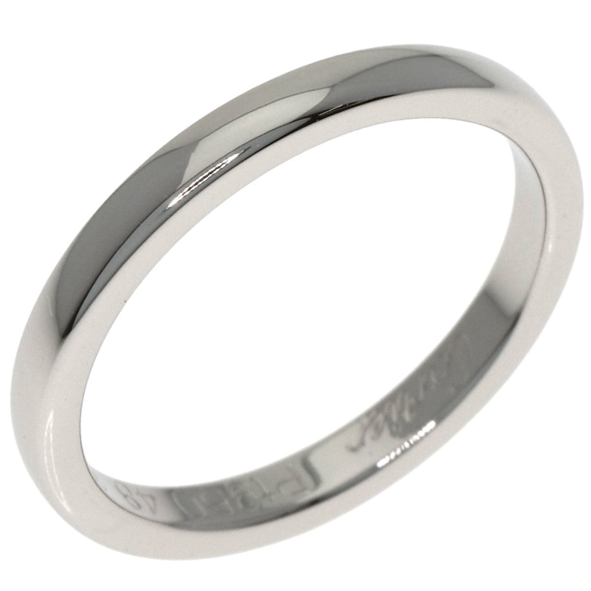 Cartier Platinum Platinum 950 Band Ring (Pre-Owned)