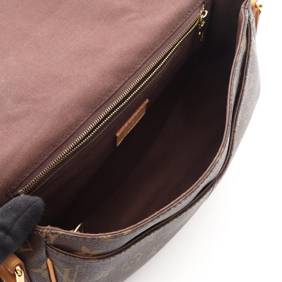 Louis Vuitton Brown Coated Canvas Pvc Monogram Leather Shoulder Bag (Pre-Owned)