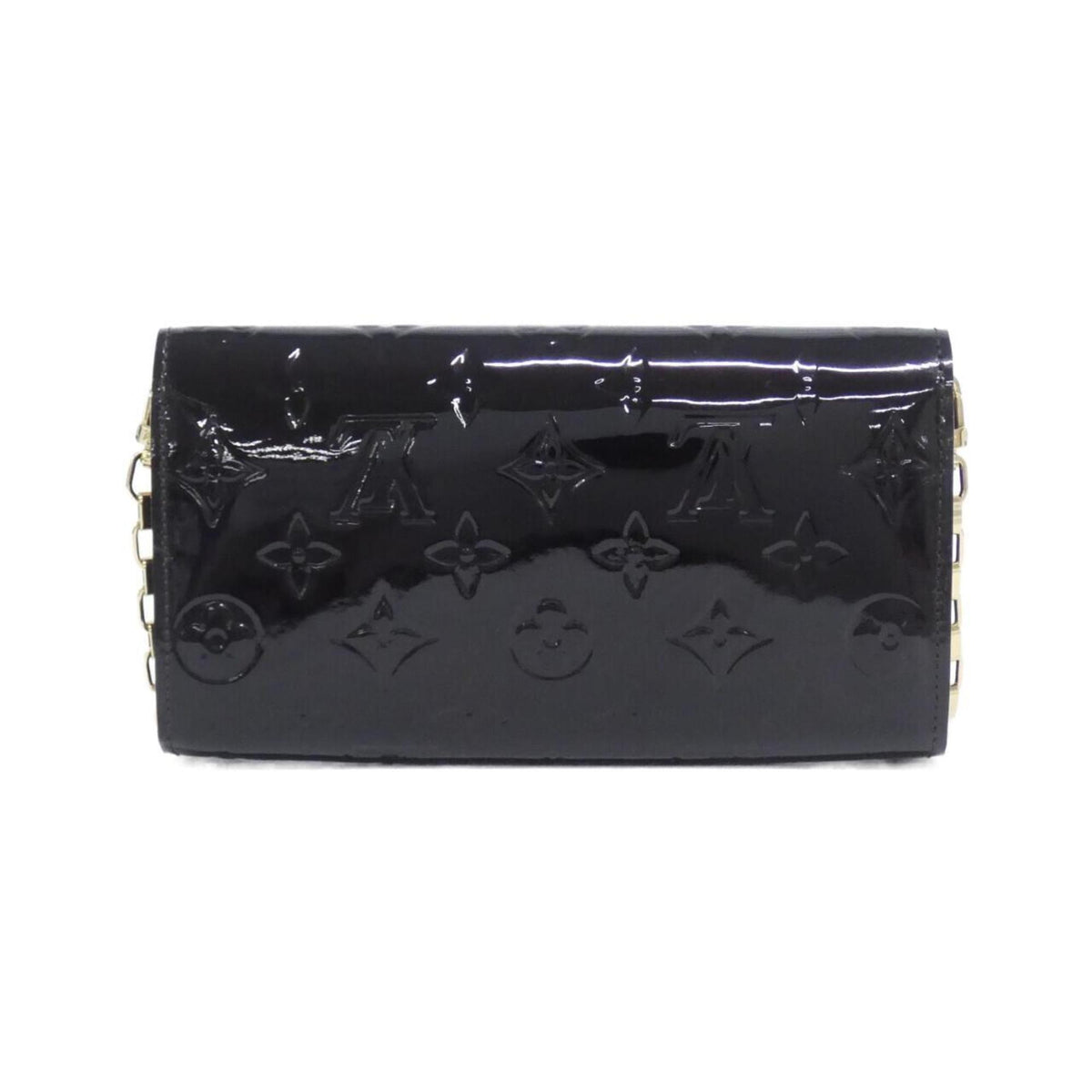 Louis Vuitton Vernis Amarante Leather Chain/Shoulder Wallet (Pre-Owned)