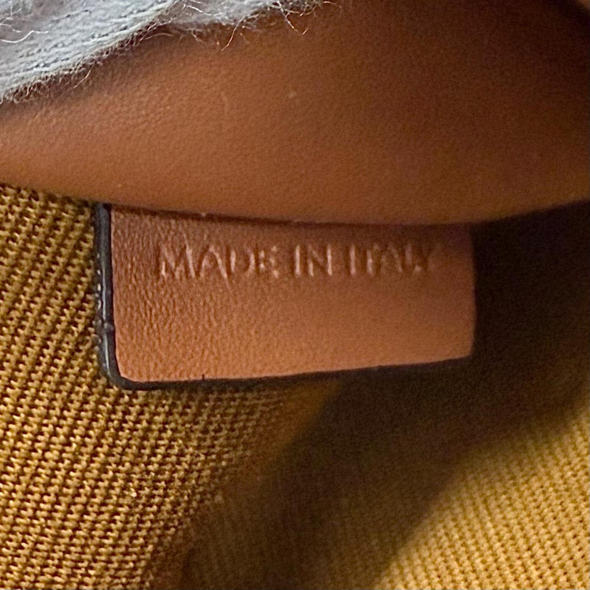 Celine Brown Leather Pouch (Pre-Owned)
