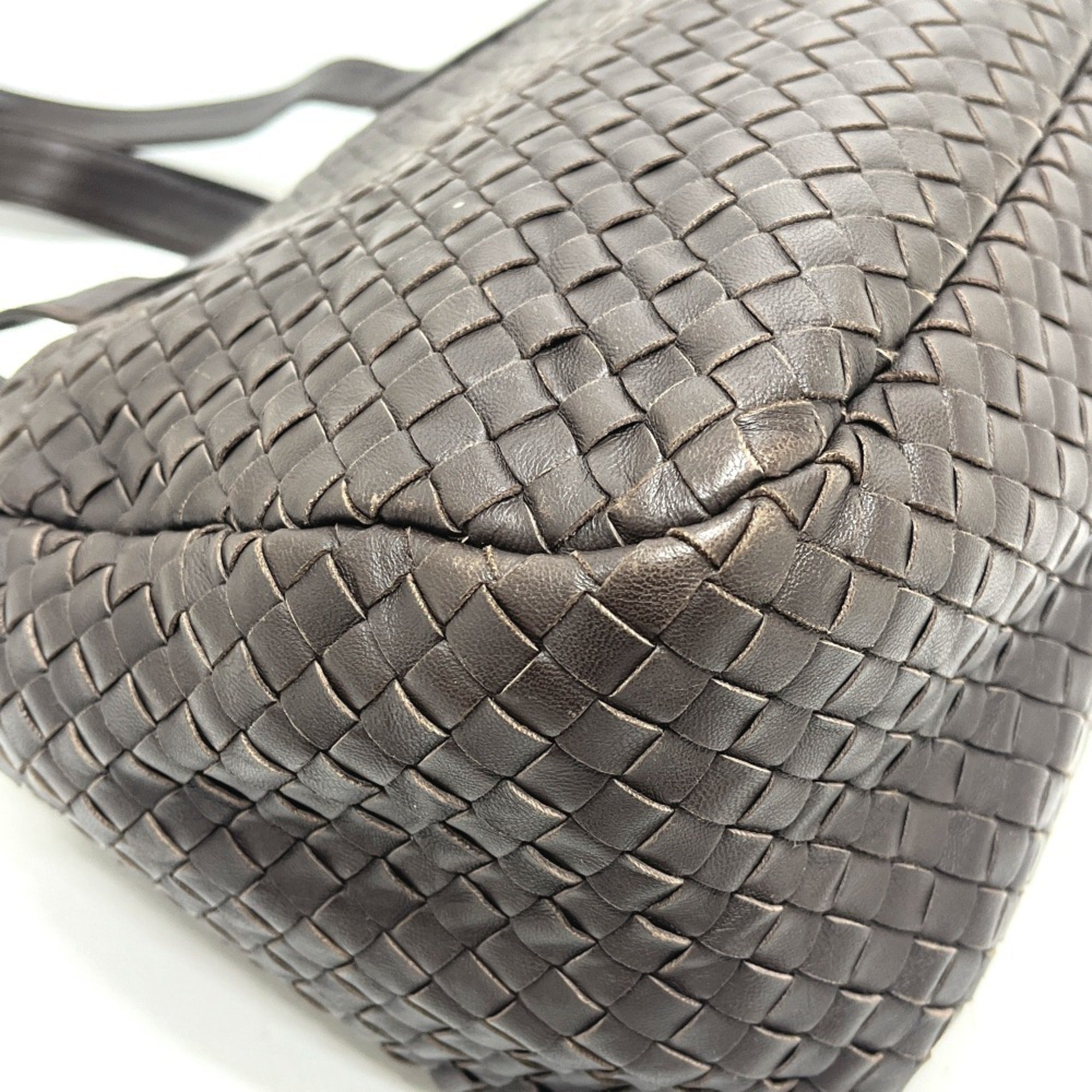 Bottega Veneta Brown Leather Boston Bag (Pre-Owned)