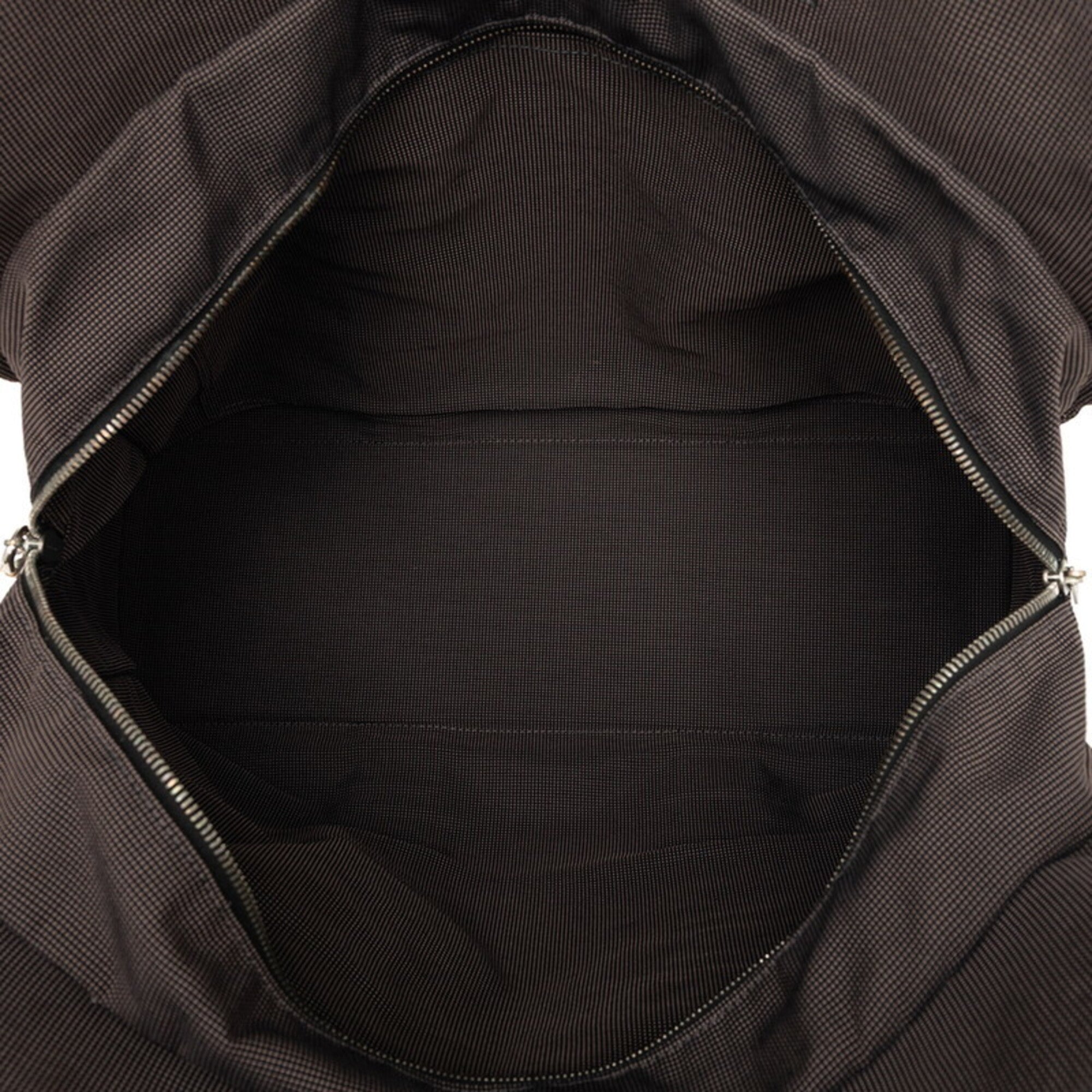 Hermes Her Line Black Gray Canvas Handbag Tote Bag (Pre-Owned)