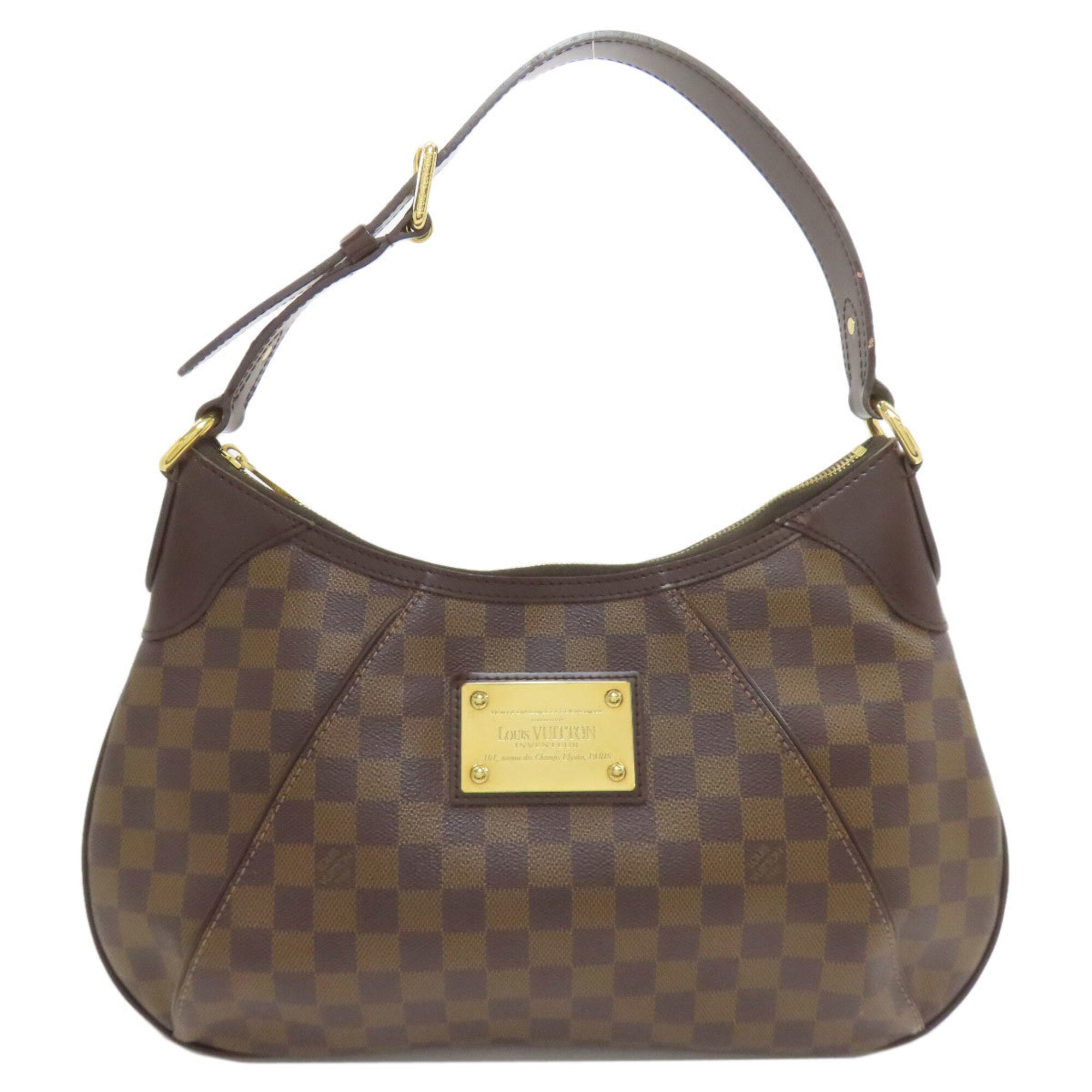 Louis Vuitton Damier Canvas Ebene Damier Canvas Shoulder Bag (Pre-Owned)