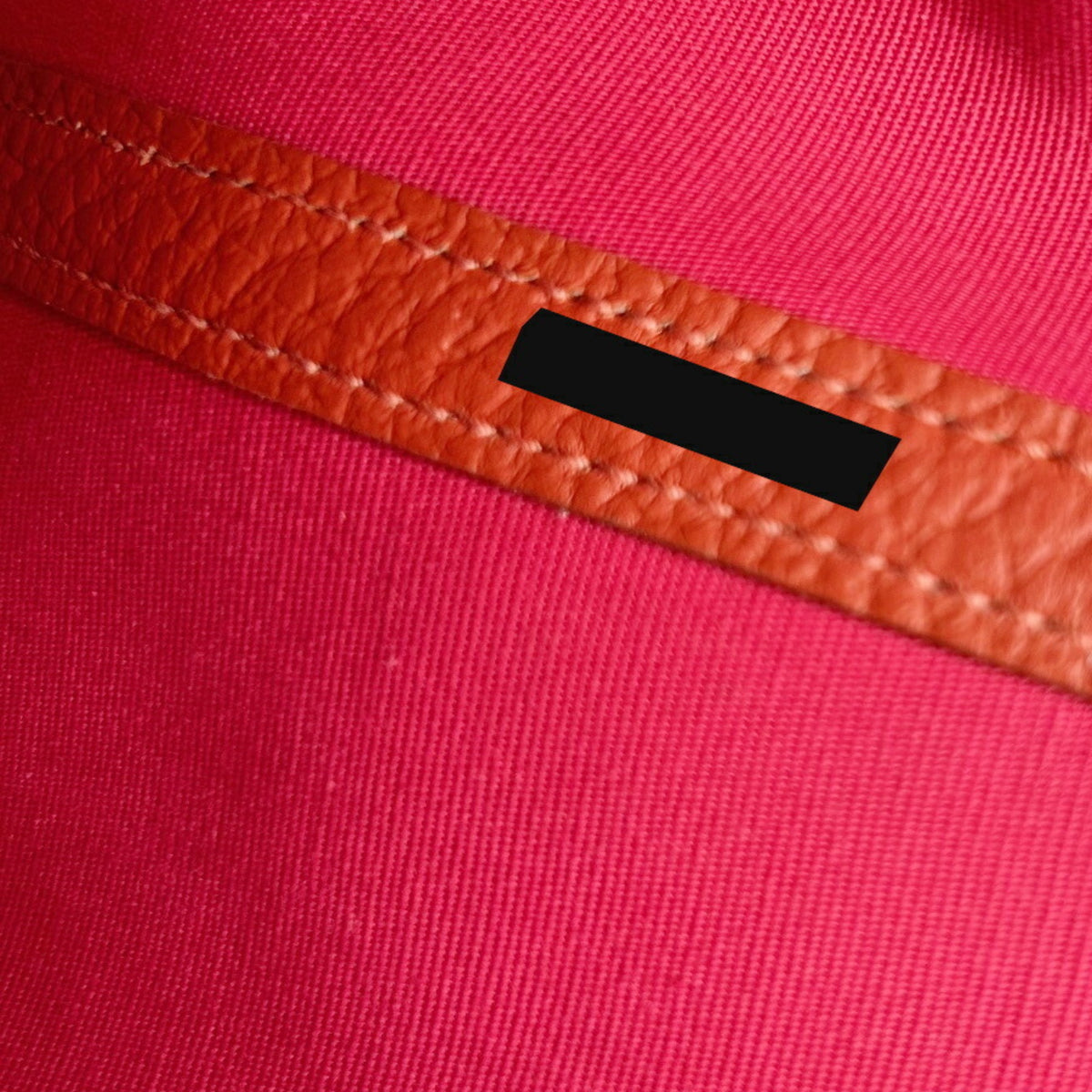 Hermes Red Color Toile H Tote Bag (Pre-Owned)