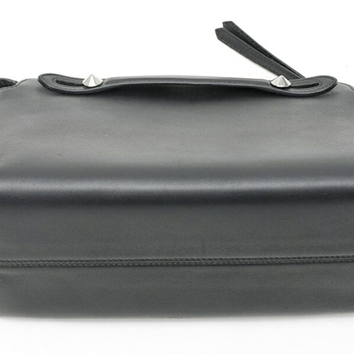 Fendi Black Leather Shoulder Bag (Pre-Owned)