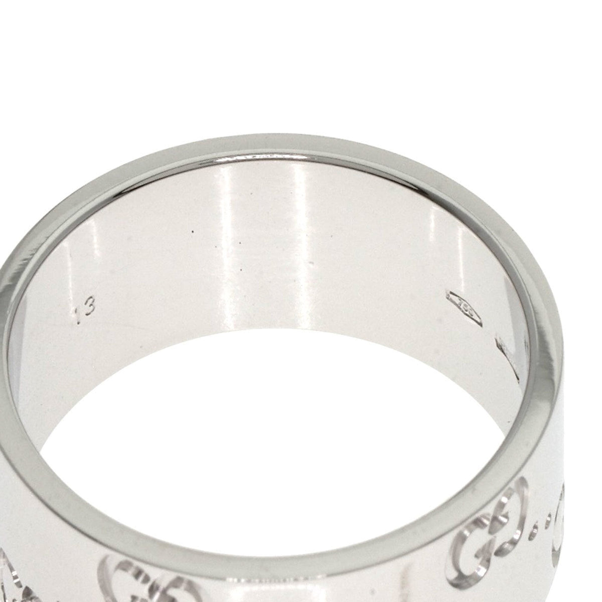 Gucci White Gold (18K) Band Ring (Pre-Owned)