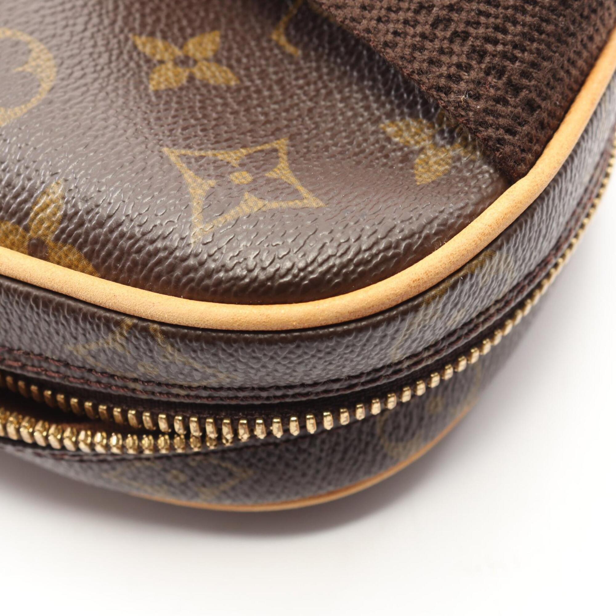 Louis Vuitton Brown Monogram Coated Canvas Leather Fanny Pack Sling Bag (Pre-Owned)