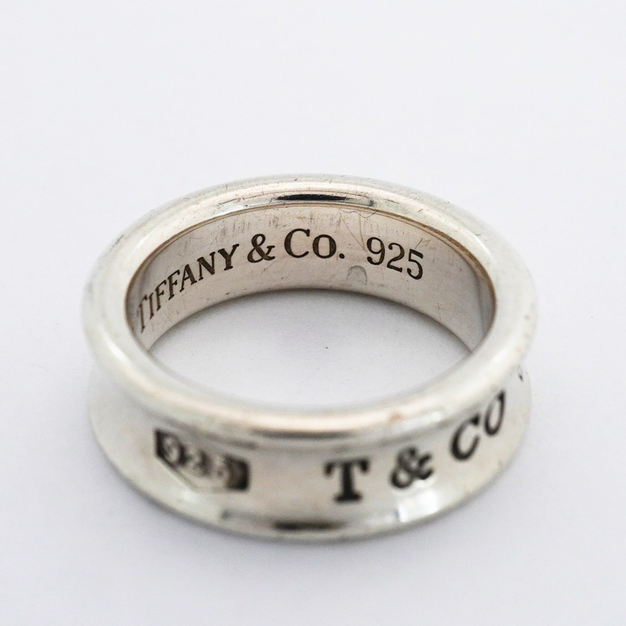 Tiffany Silver 925 Band Ring (Pre-Owned)