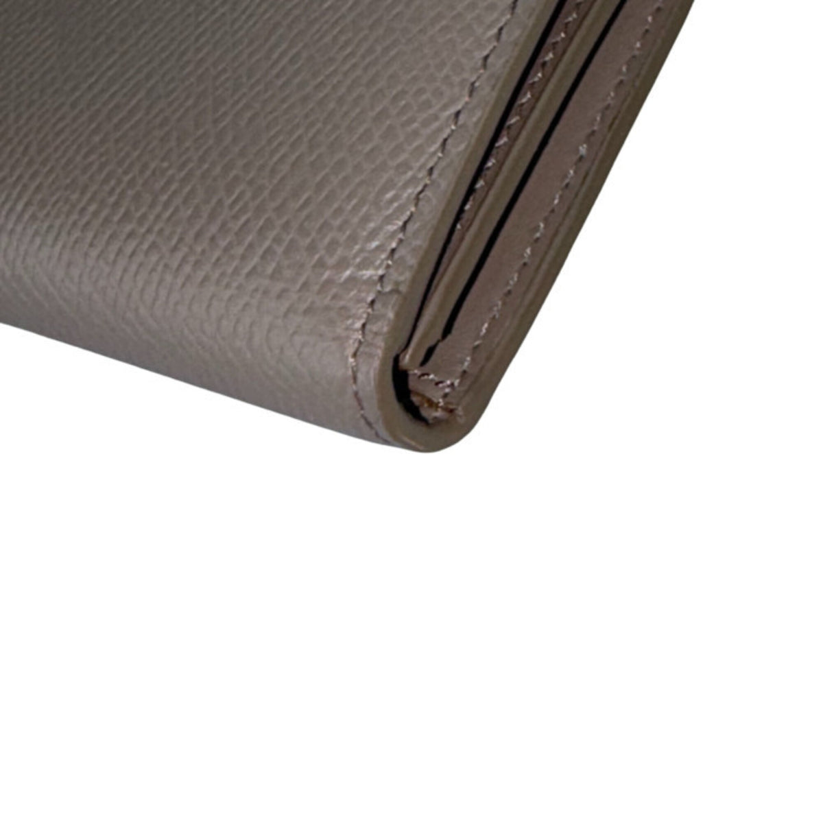 Celine Grayish Leather Wallet (Bi-Fold) (Pre-Owned)