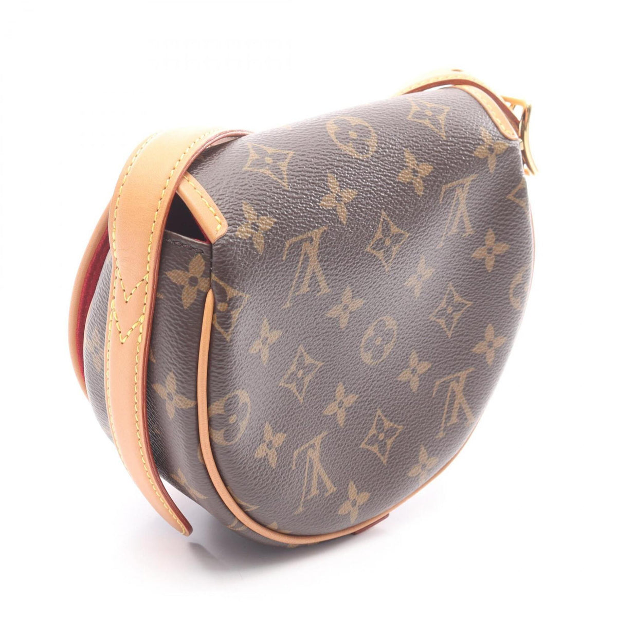 Louis Vuitton Brown Monogram Coated Canvas Leather Handbag Shoulder Bag (Pre-Owned)