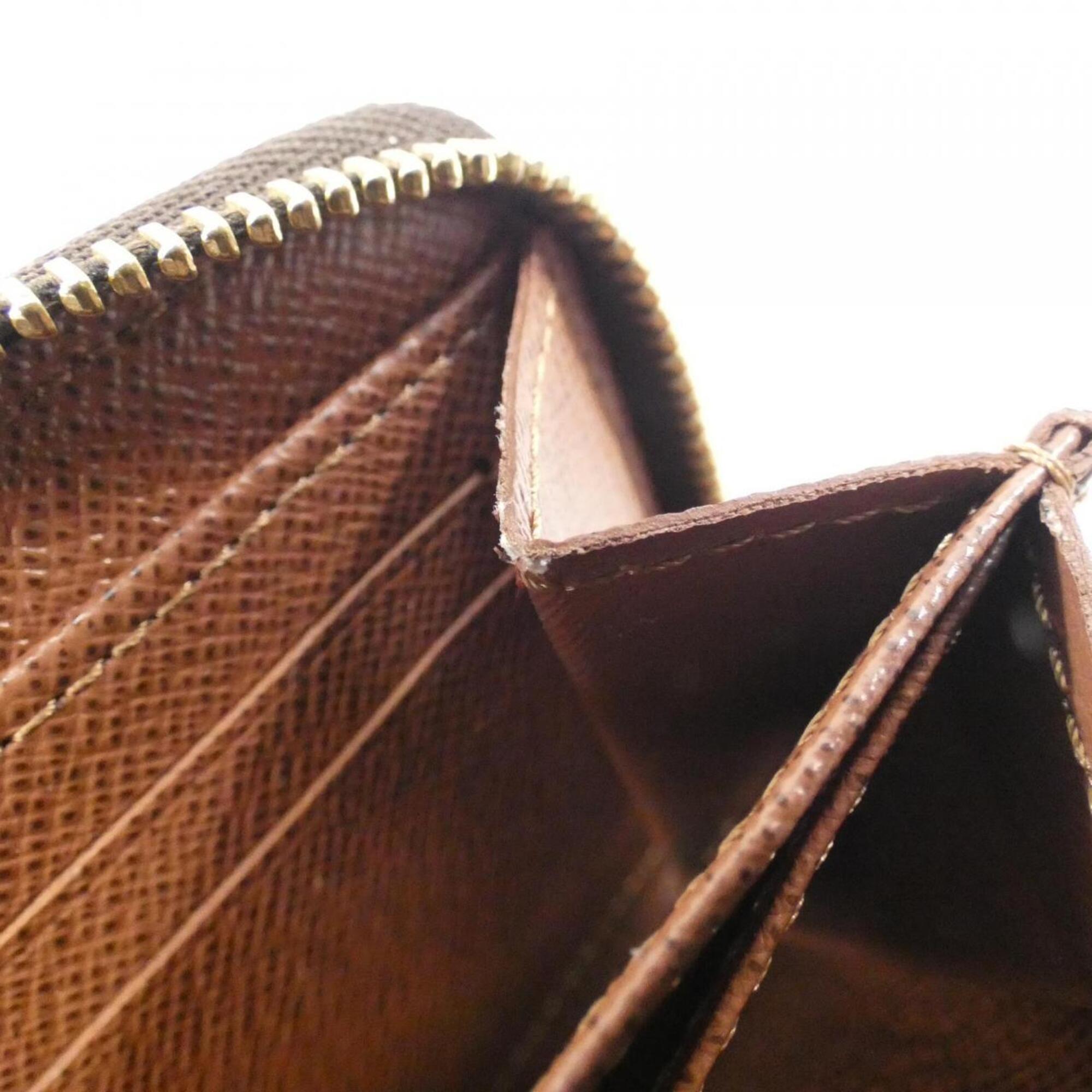 Louis Vuitton Marron Monogram Coated Canvas Coin Purse/Coin Case (Pre-Owned)