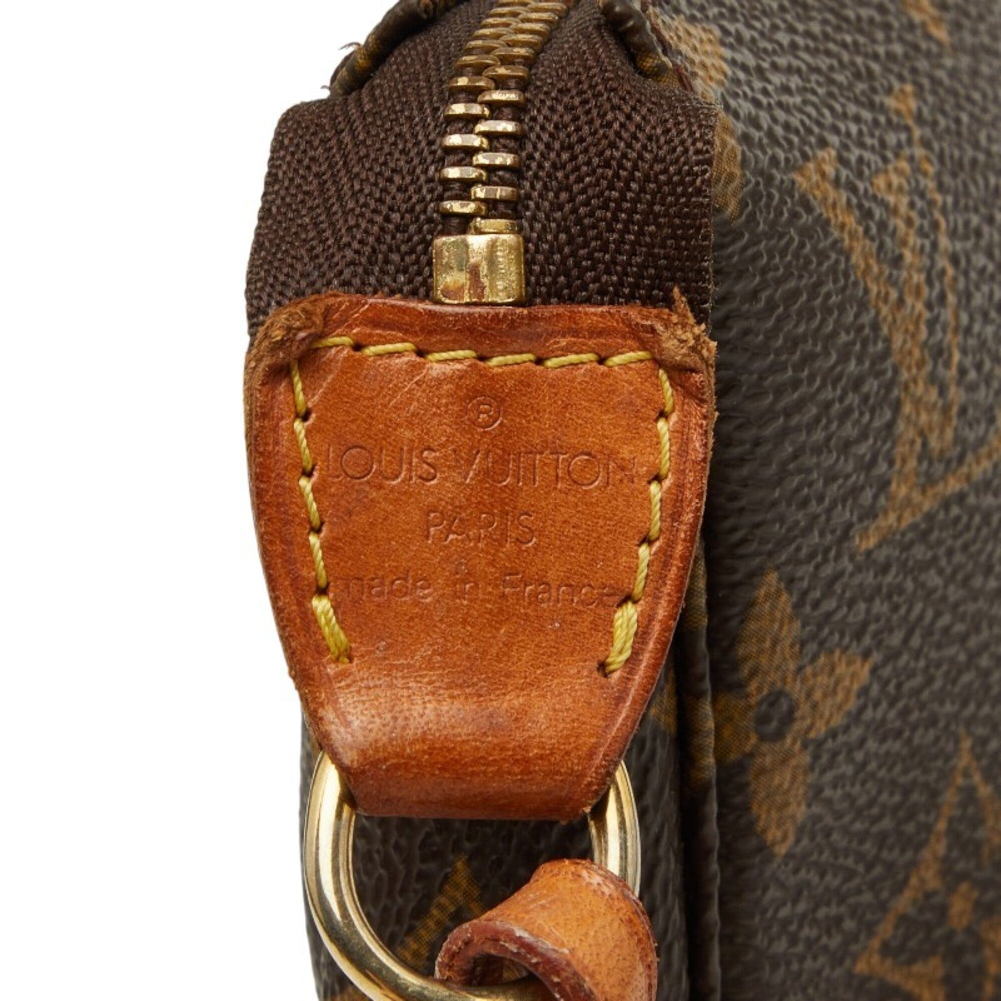 Louis Vuitton Brown Pvc Leather Handbag (Pre-Owned)