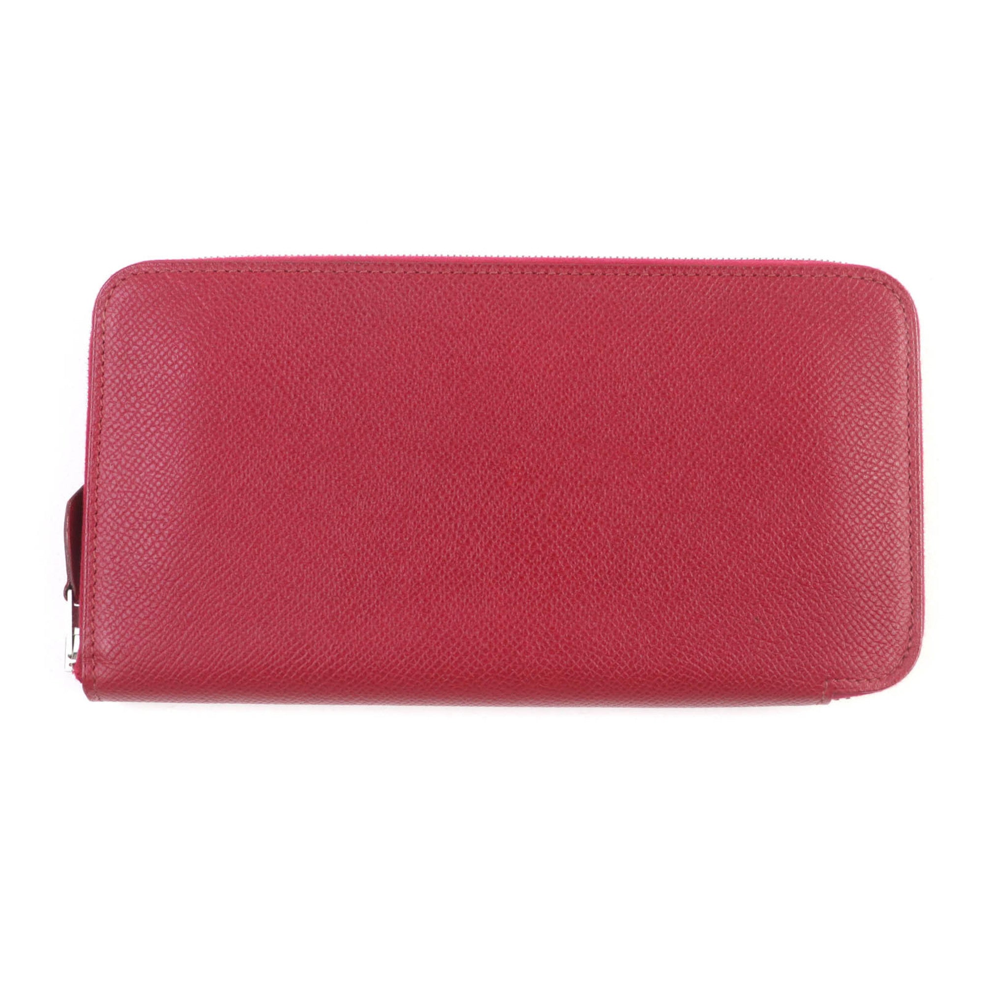 Hermes Ruby Epsom Leather Long Wallet (Bi-Fold) (Pre-Owned)