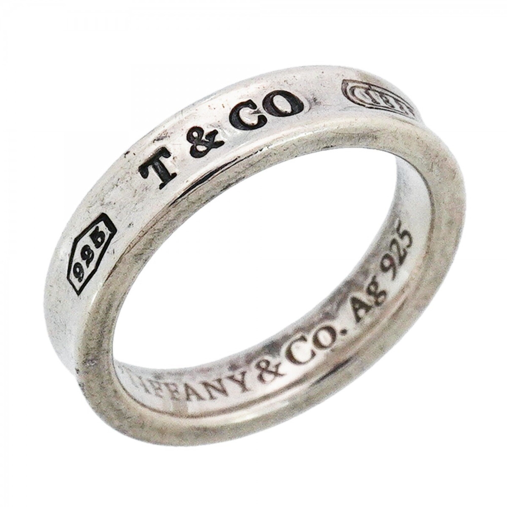 Tiffany Silver 925 Band Ring (Pre-Owned)