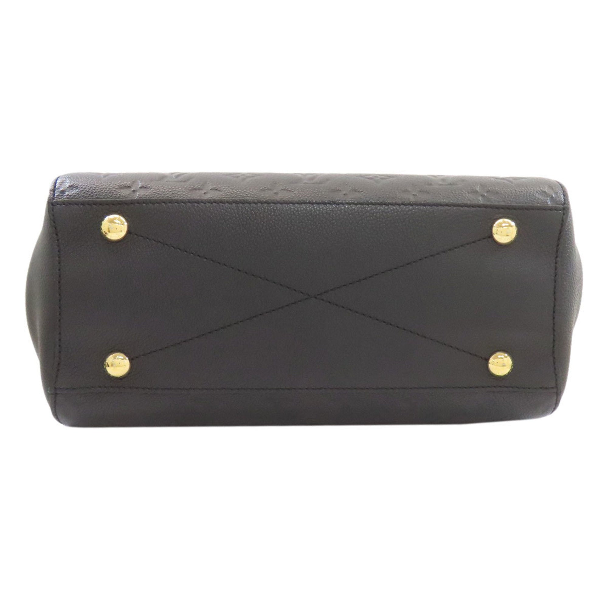 Louis Vuitton Noir Monogram Empreinte Handbag (Pre-Owned)