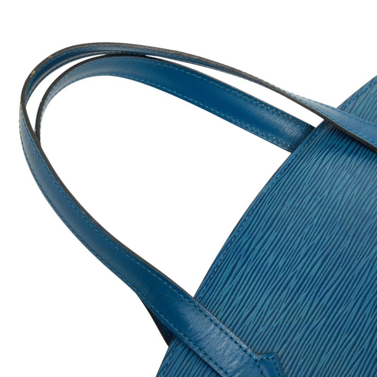 Louis Vuitton Toledo Blue Leather Handbag (Pre-Owned)