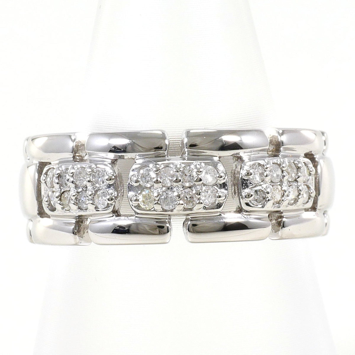 Unbranded White Gold White Gold (14K) Band Ring (Pre-Owned)