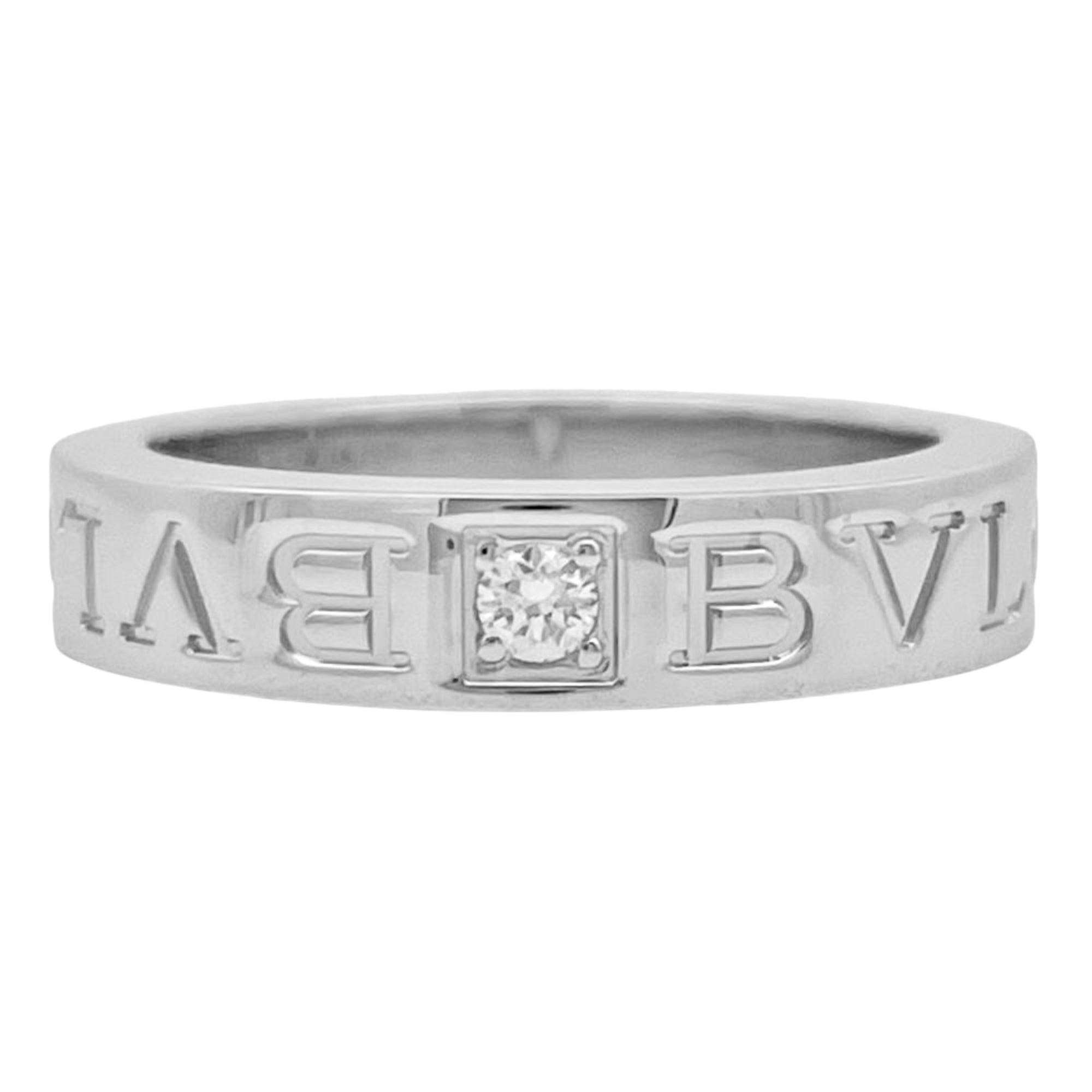Bvlgari White Gold (18K) Band Ring (Pre-Owned)