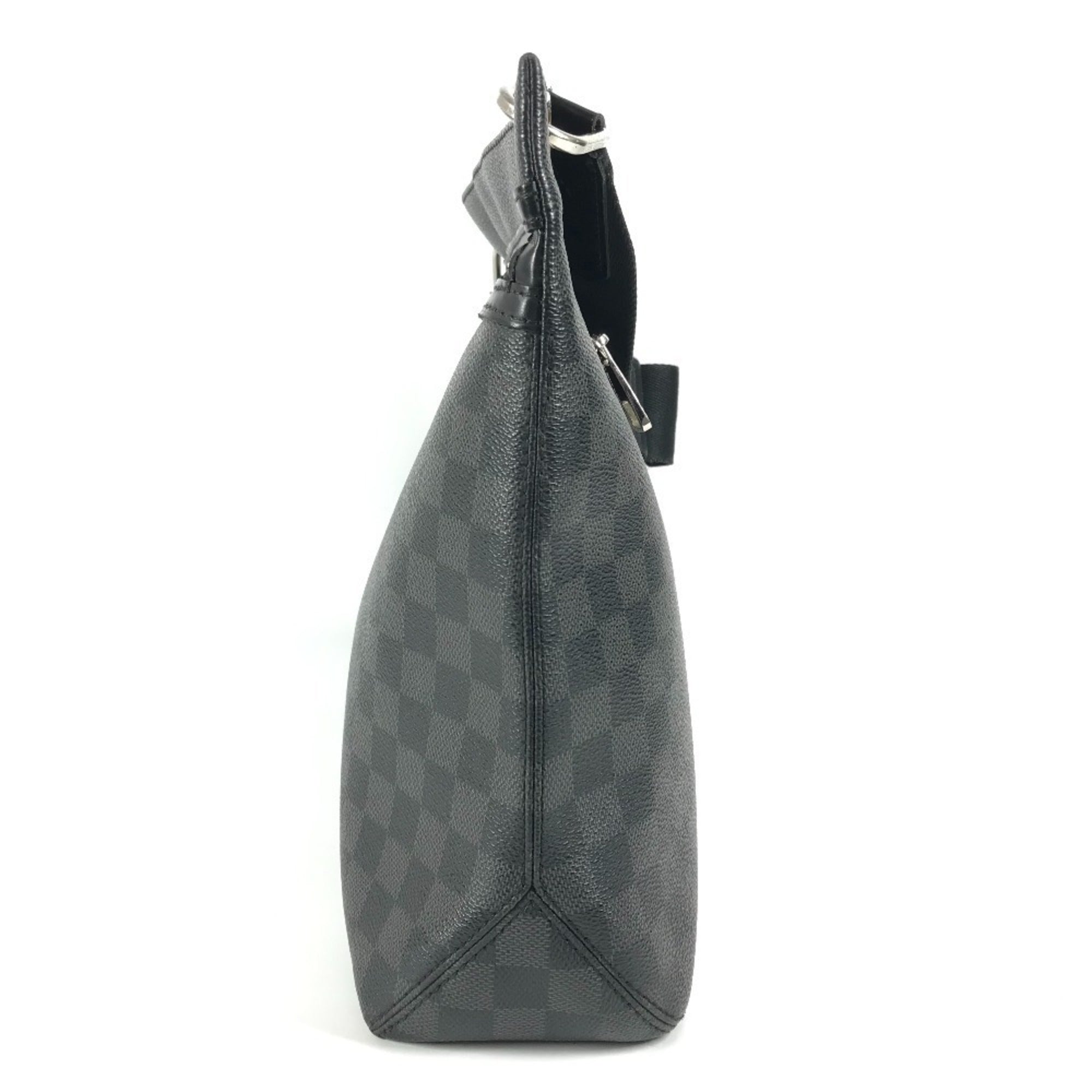 Louis Vuitton Black Damier Graphite Shoulder Bag (Pre-Owned)