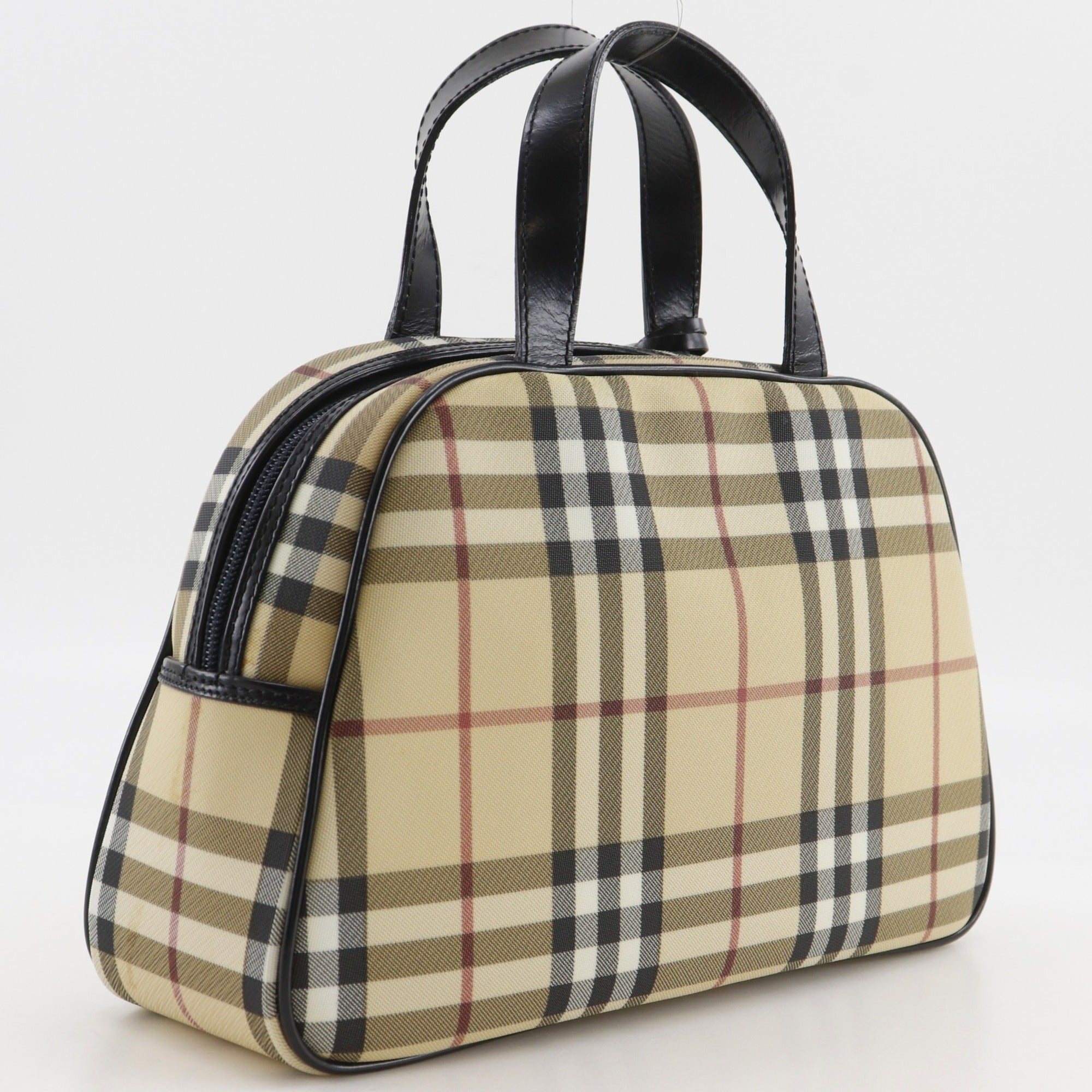 Burberry Beige Pvc Handbag (Pre-Owned)