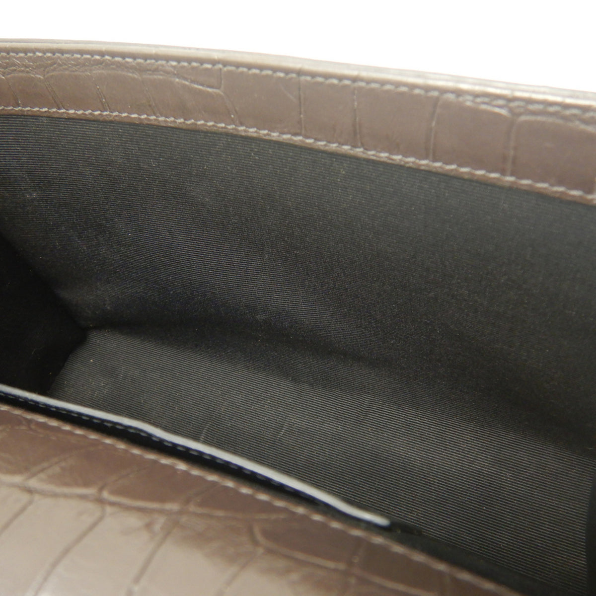 Yves Saint Laurent Brown Leather Shoulder Bag (Pre-Owned)