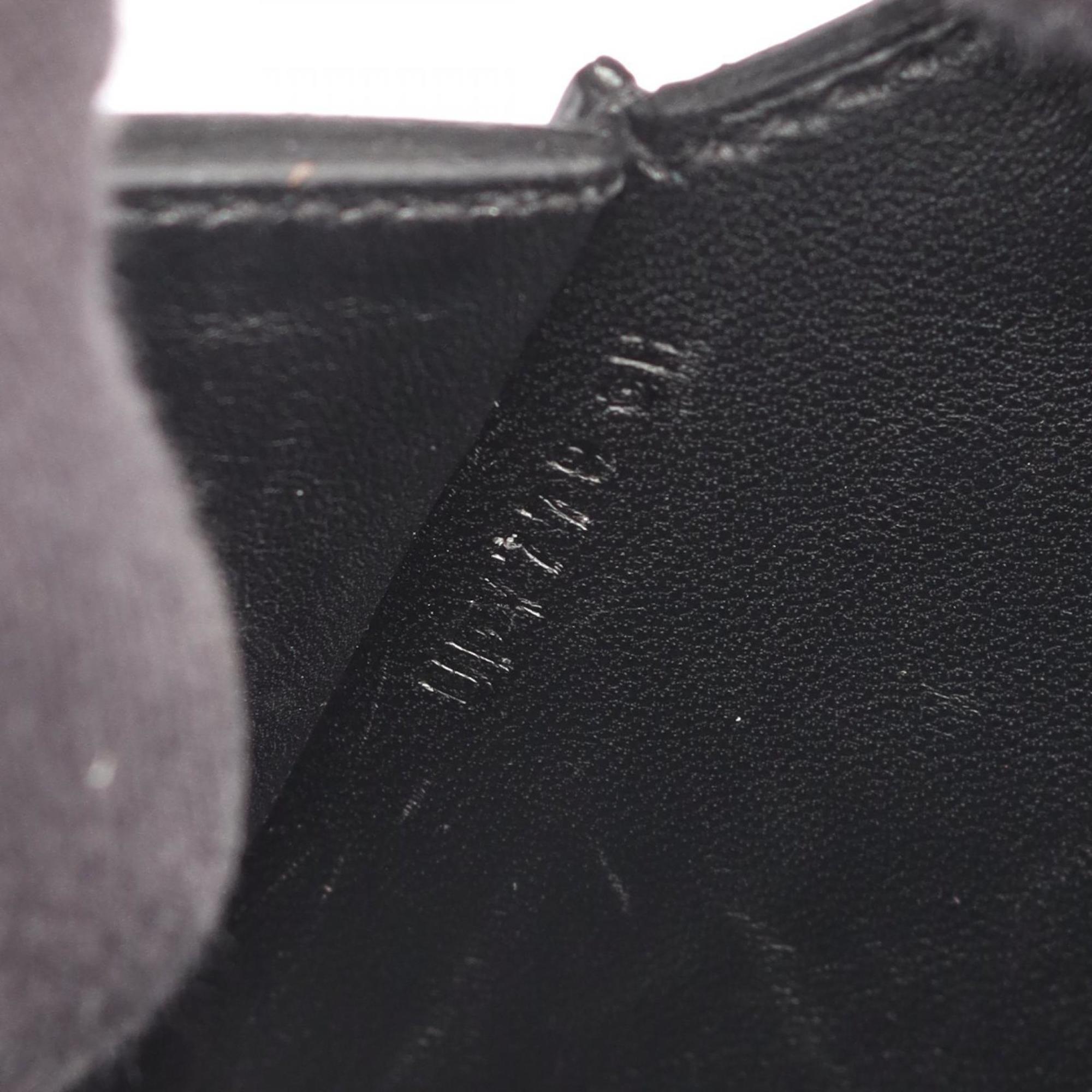 Hermes Black Leather Shoulder Bag (Pre-Owned)