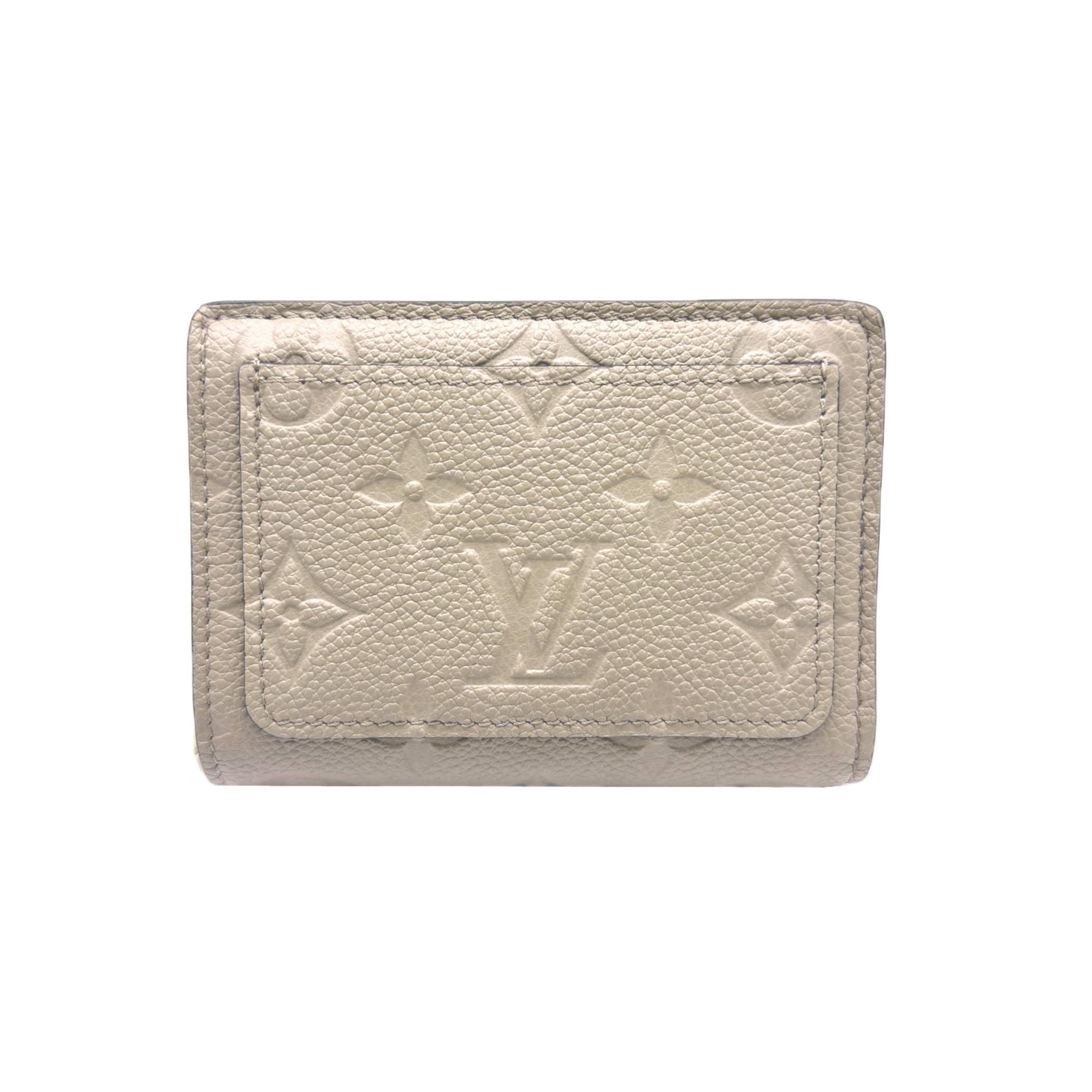 Louis Vuitton Empreinte Beige Leather Wallet (Bi-Fold) (Pre-Owned)