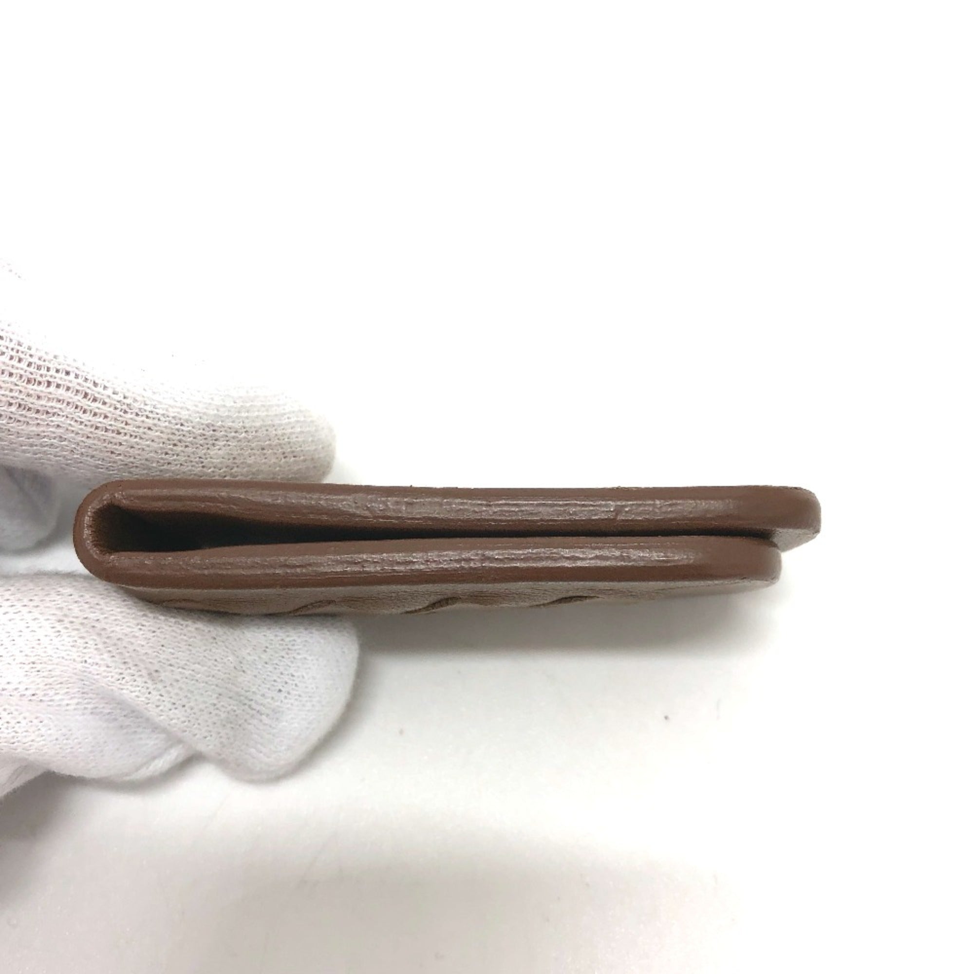 Bottega Veneta Brown Leather Money Clip (Pre-Owned)