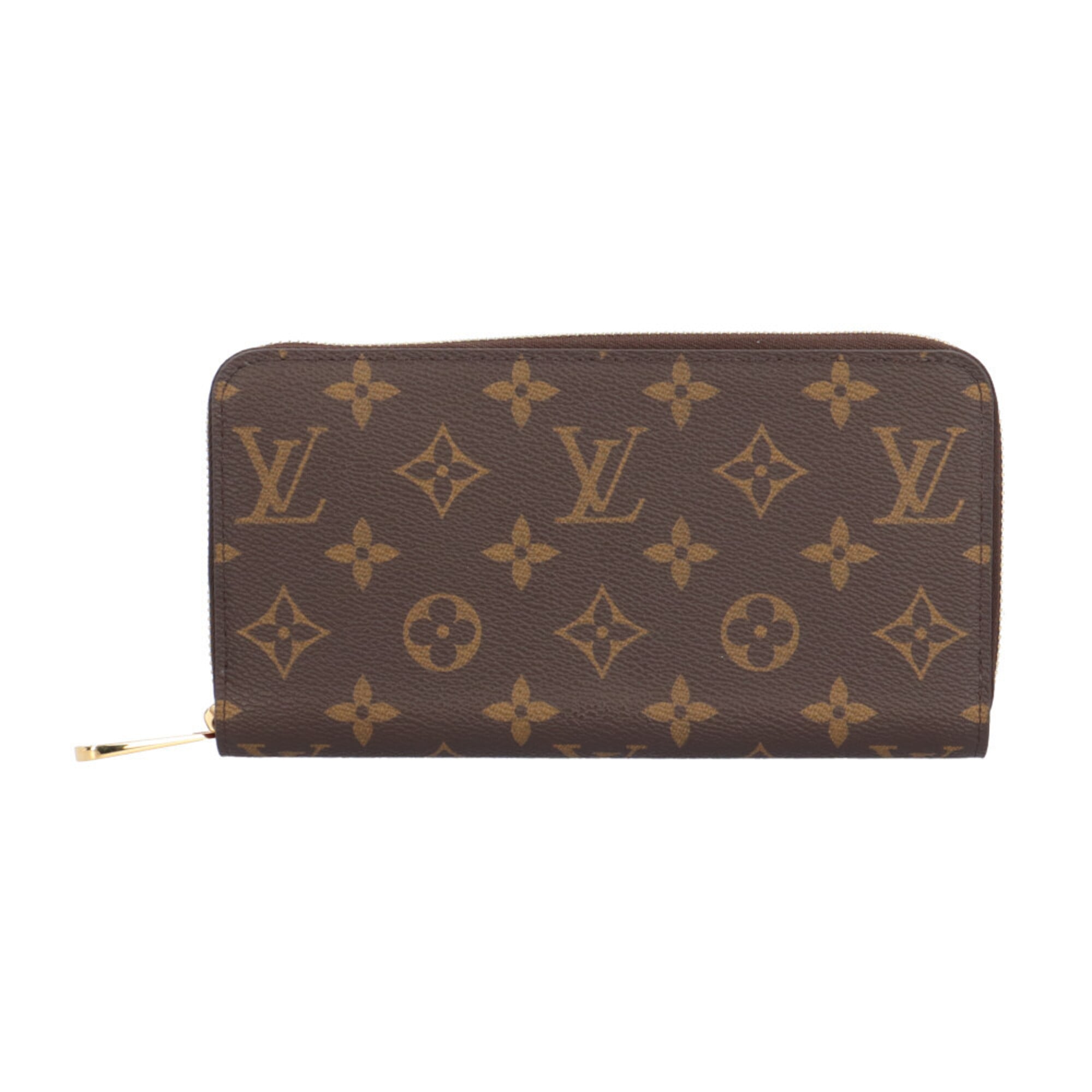 Louis Vuitton Monogram Brown Fuchsia Monogram Canvas Long Wallet (Bi-Fold) (Pre-Owned)